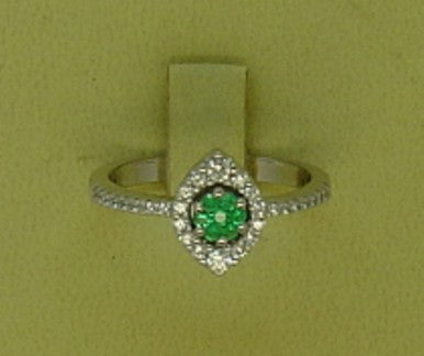 Comete Gioielli - Anello Diamanti e Smeraldo