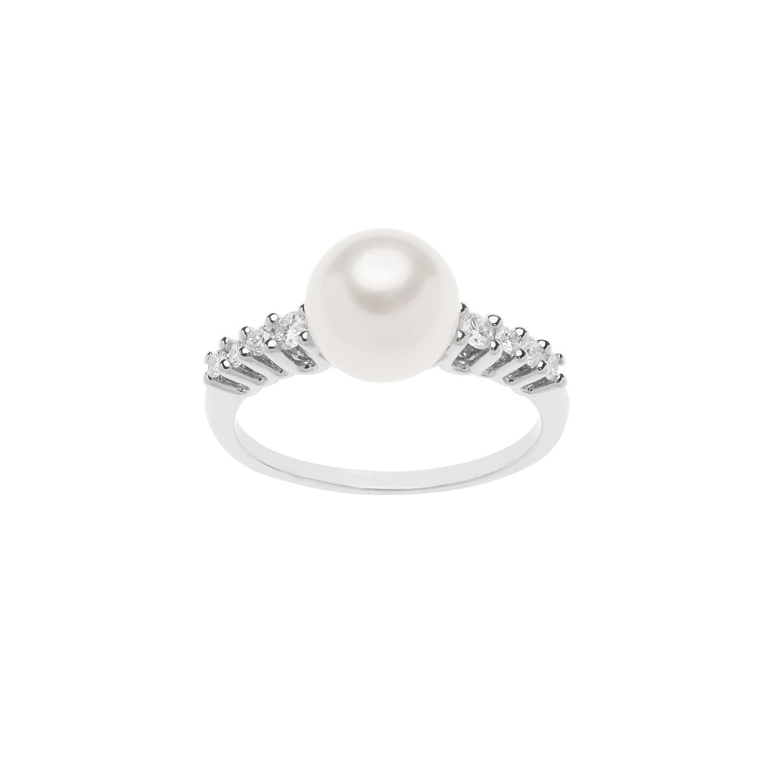 Comete Gioielli - Anello Perla e diamanti