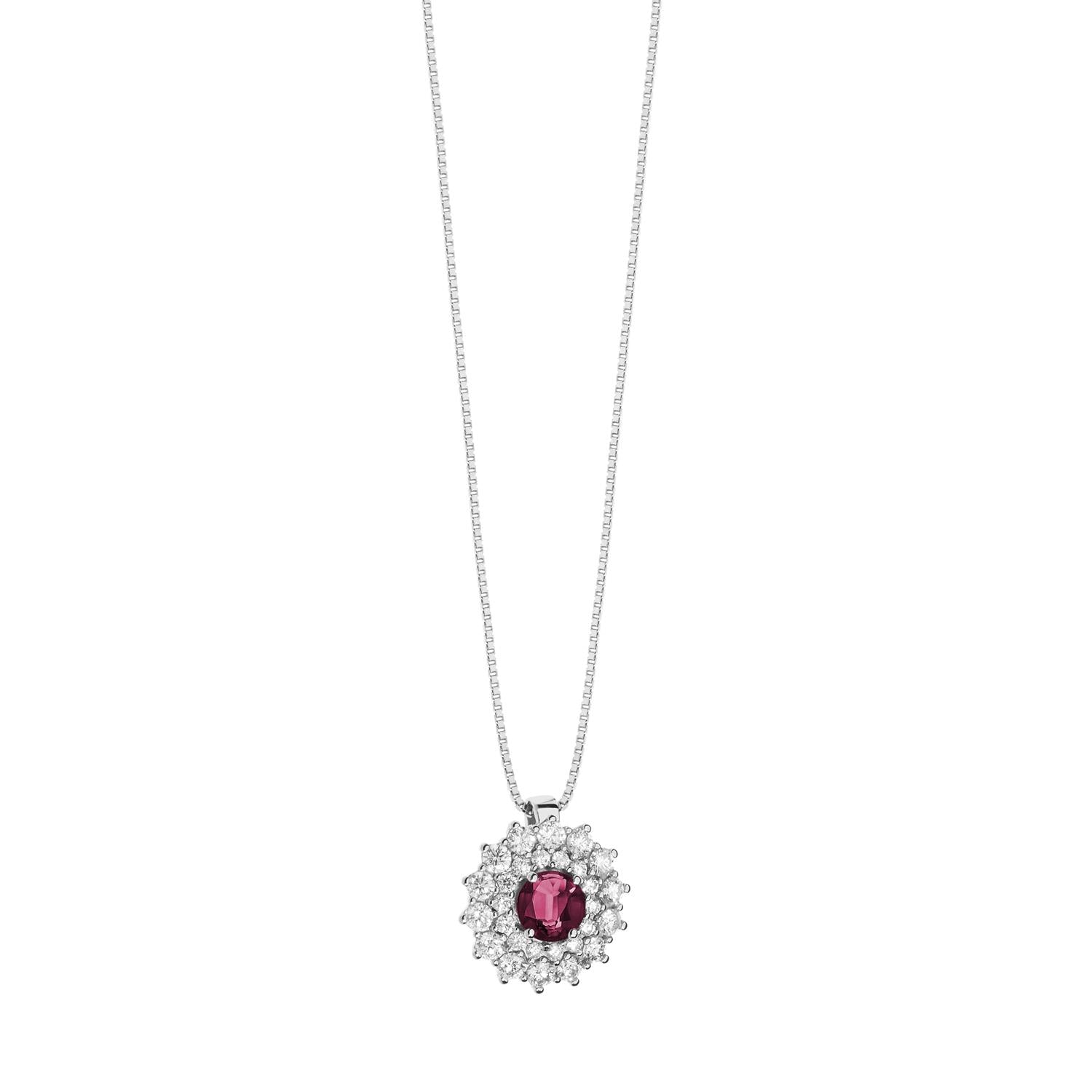 Comete Gioielli - Collana Rubino e diamanti