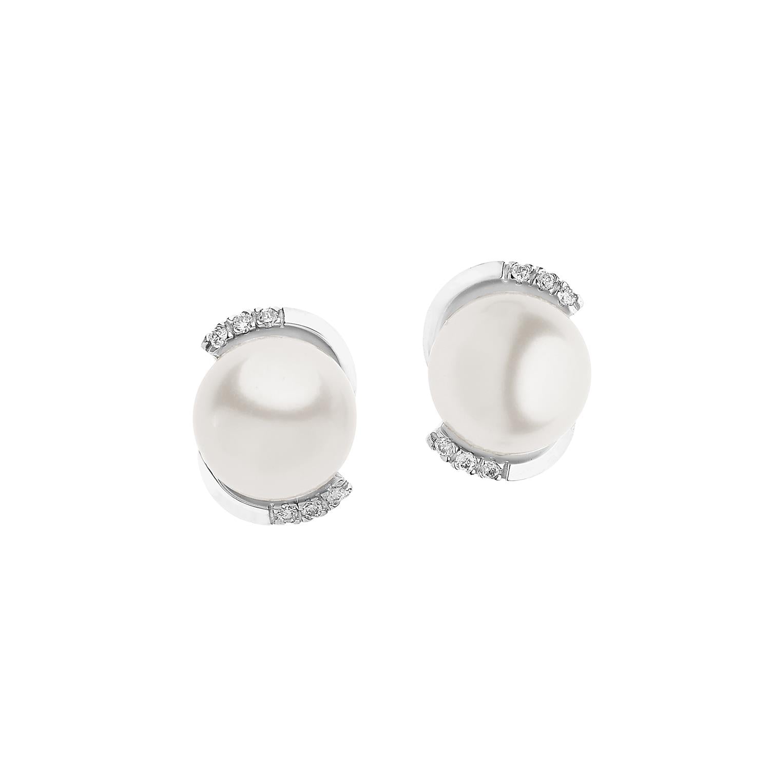 Comete Gioielli - Orecchini Perla e diamanti