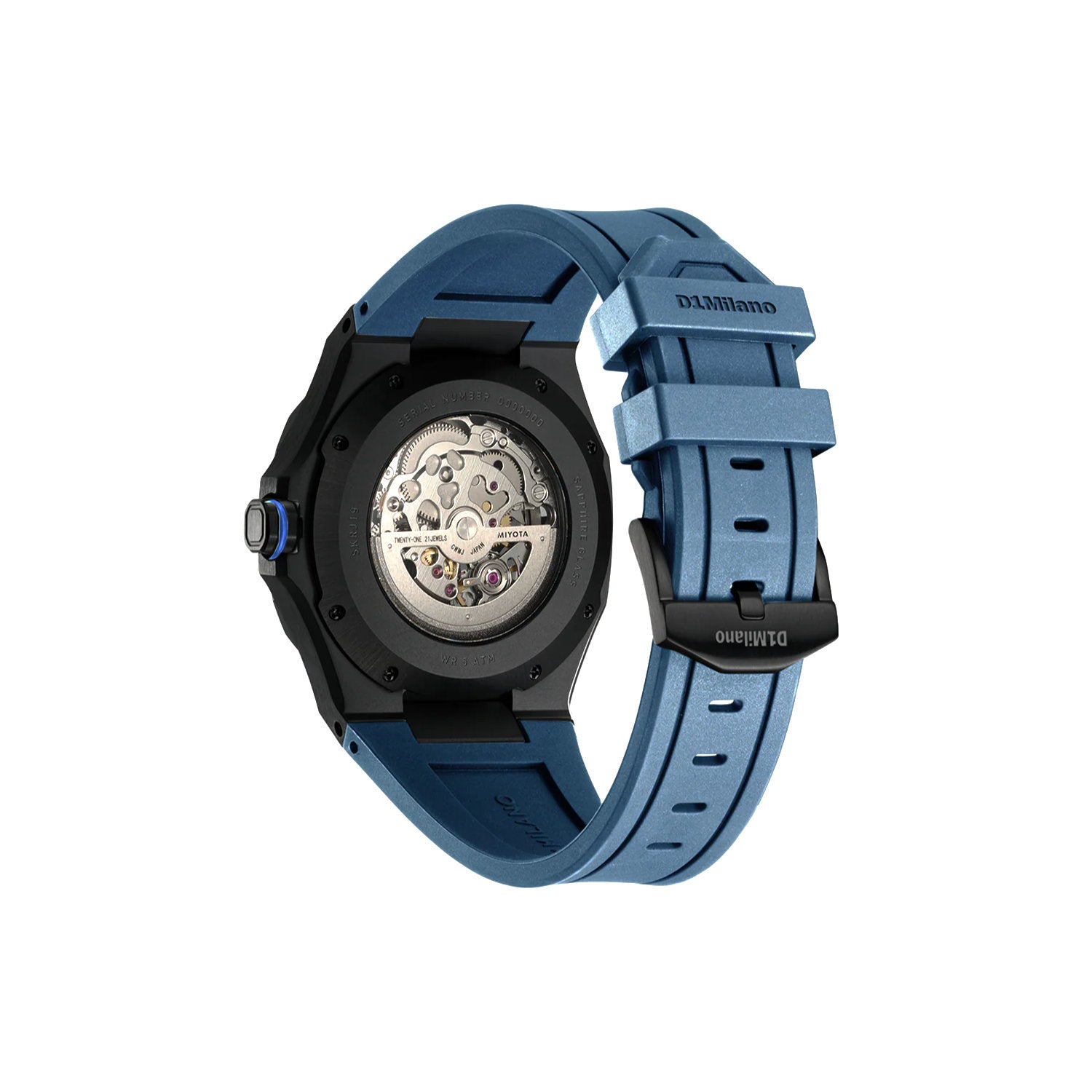 D1 Milano - OrologioSkeleton 41,5 mm Ocean Pulse Gun Meccanico