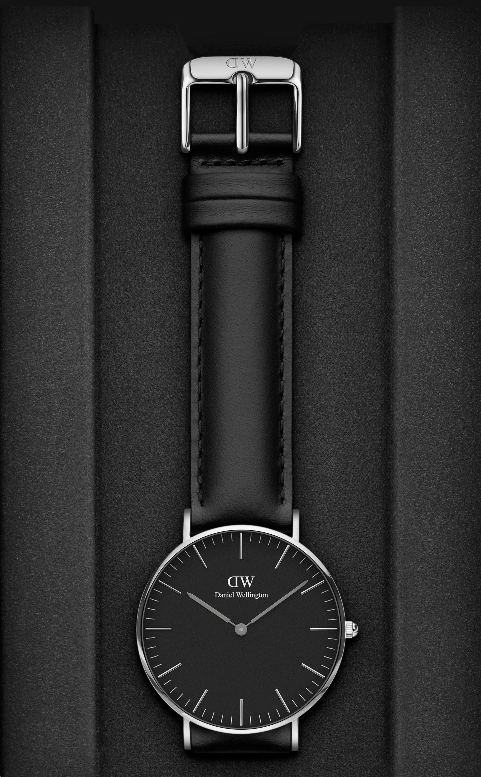 Daniel Wellington - Orologio Classic Sheffield 36mm Black Silver Quarzo