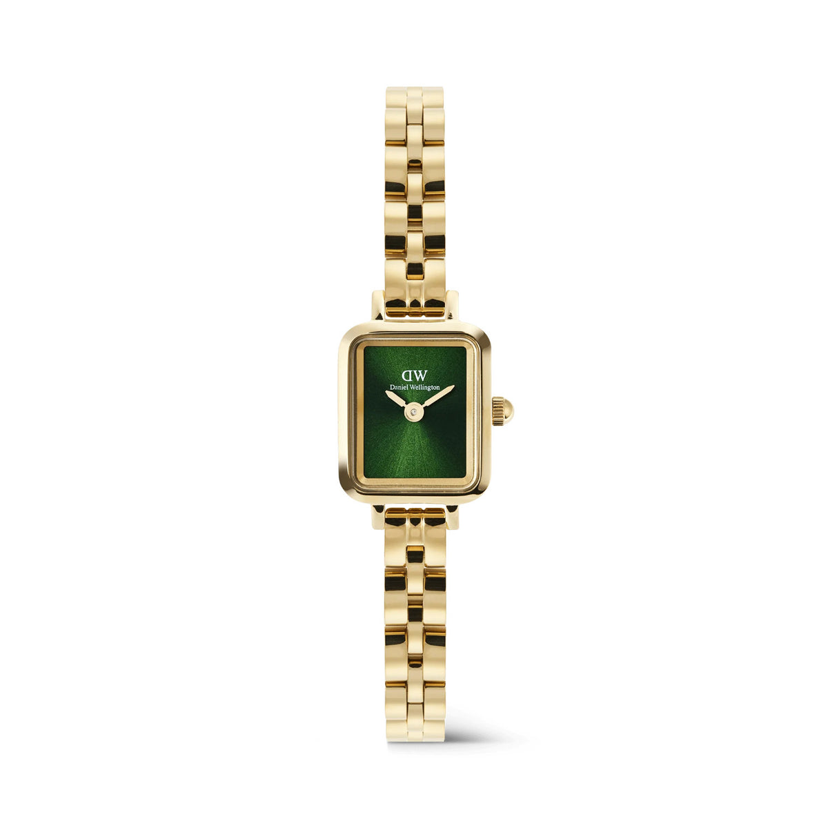 Daniel Wellington - Orologio Quadro Mini Arch 3-Link 15x18 Verde