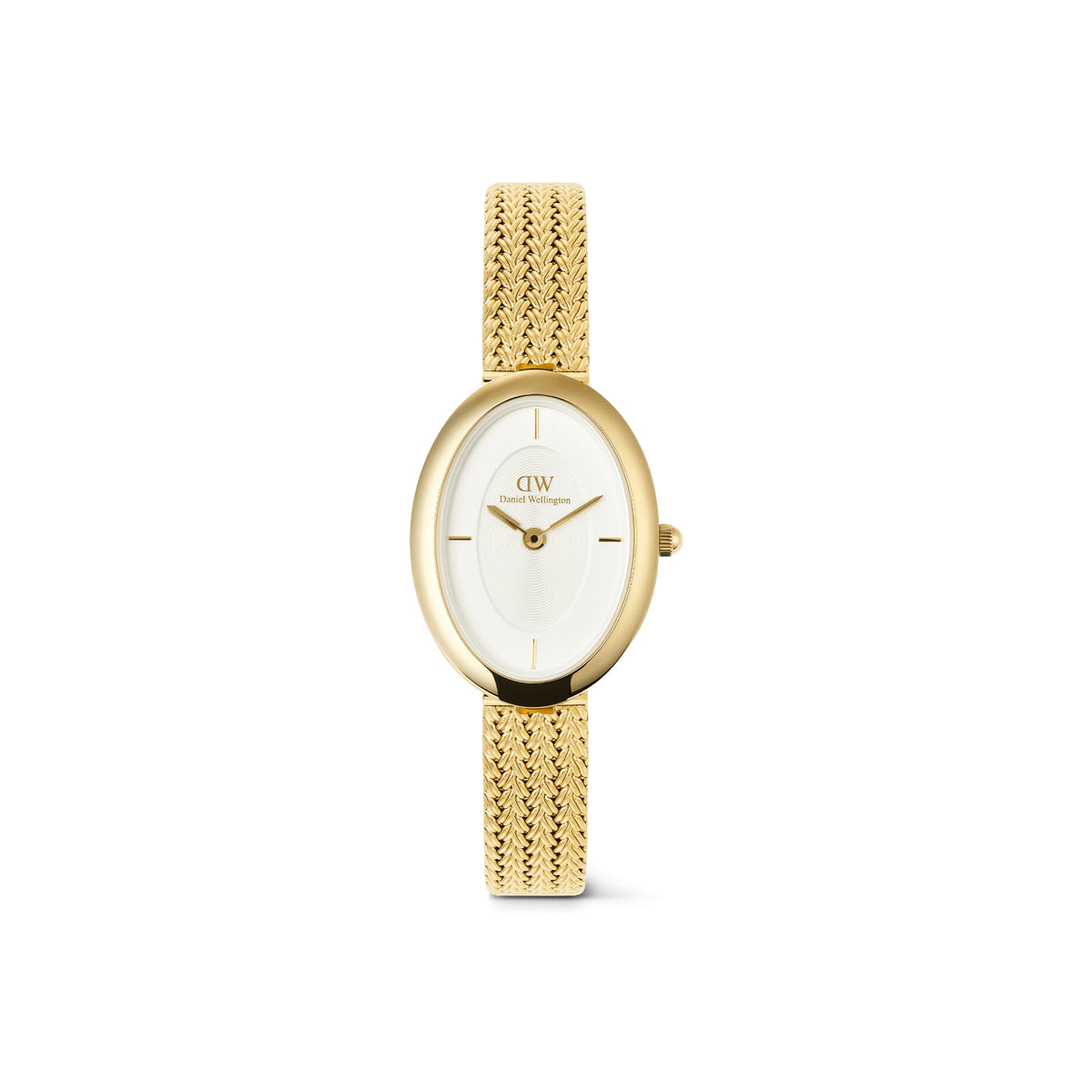 Daniel Wellington - Orologio Juliette 23x31 Braided Mesh Bianco