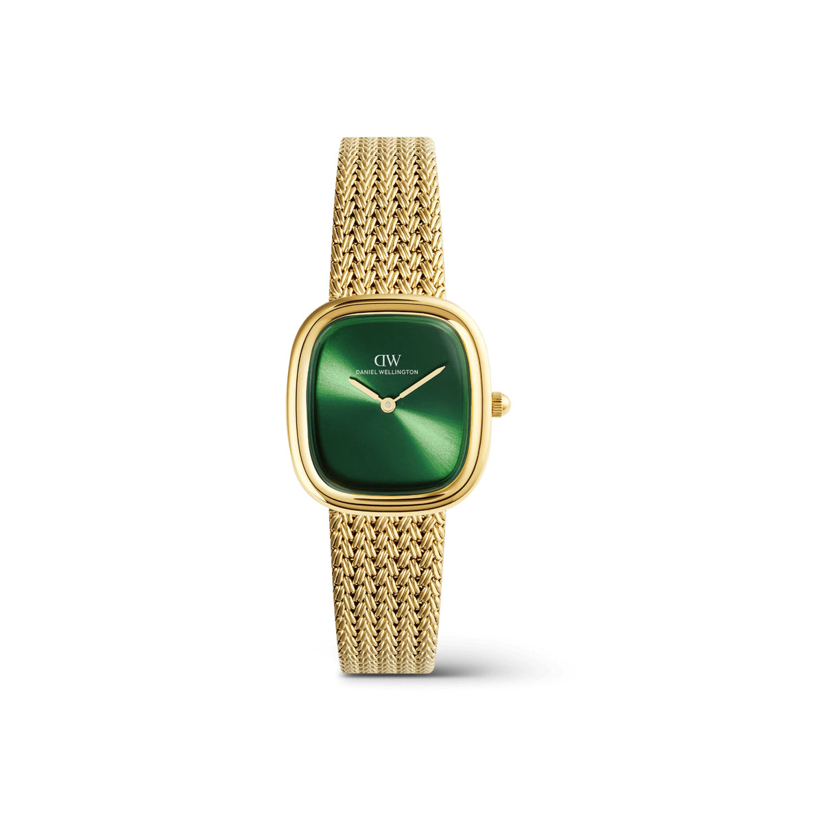 Daniel Wellington - Orologio Margot 24x26 Braided Mesh Verde