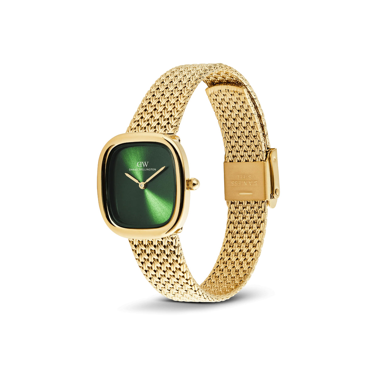 Daniel Wellington - Orologio Margot 24x26 Braided Mesh Verde