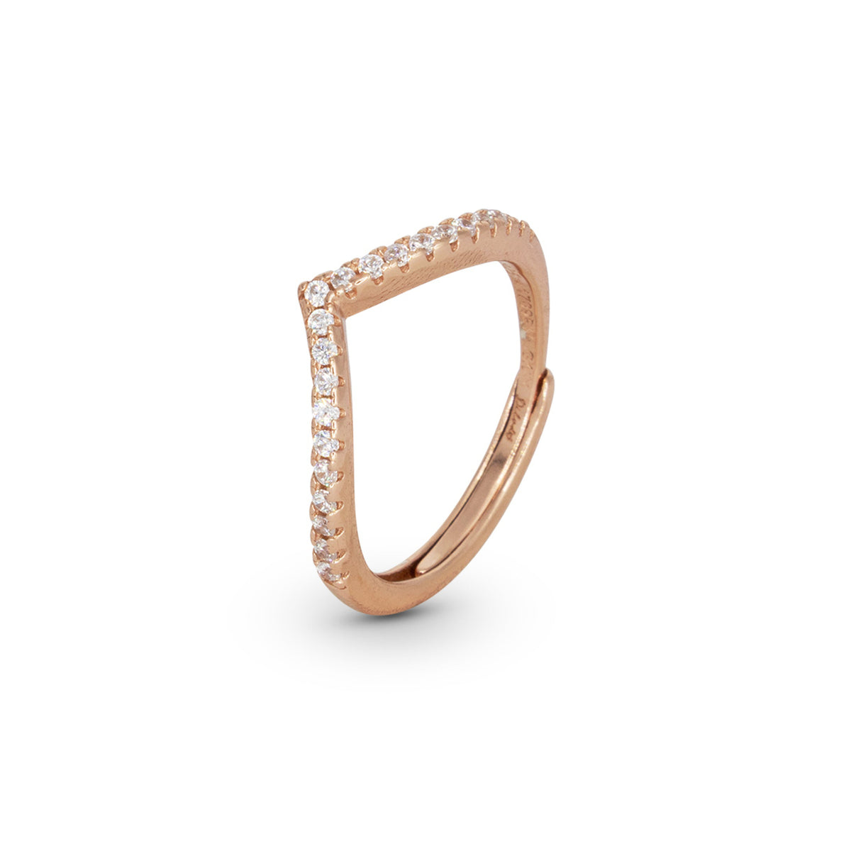 Anello Dilvdò fede indiana in argento oro rosa donna