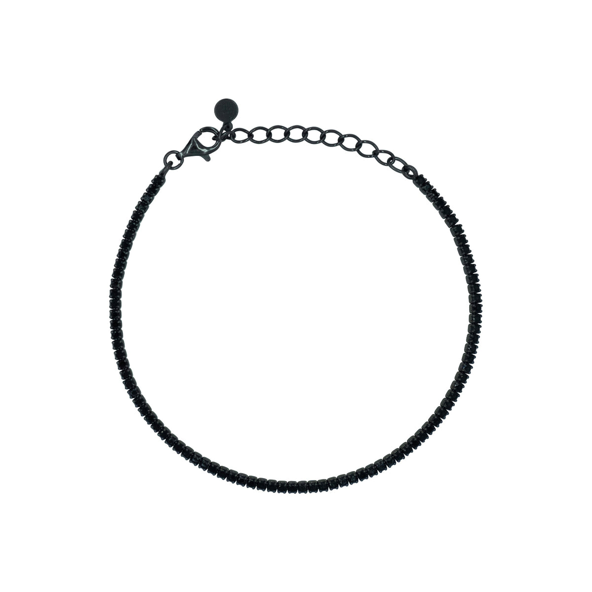 Bracciale Dilvdò tennis 1,5 mm nero