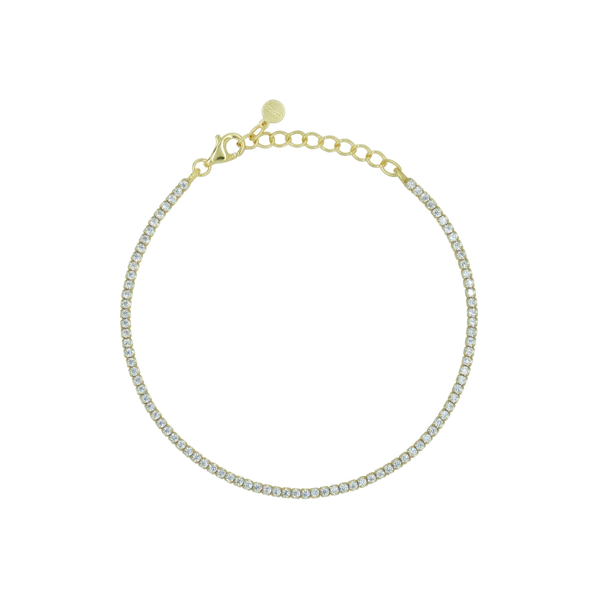 Bracciale Dilvdò tennis 1,5 mm oro