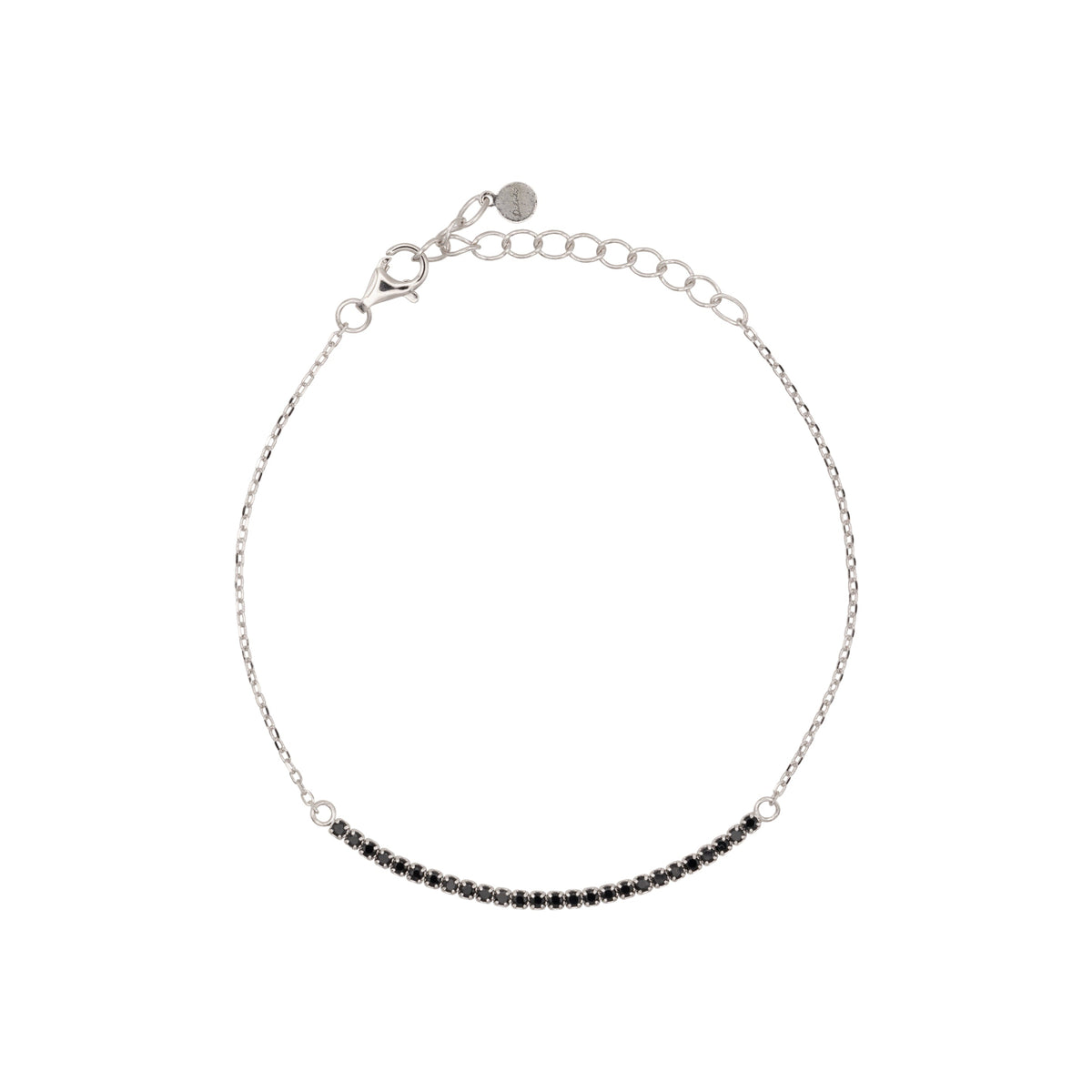 Bracciale Dilvdò half light in argento nero