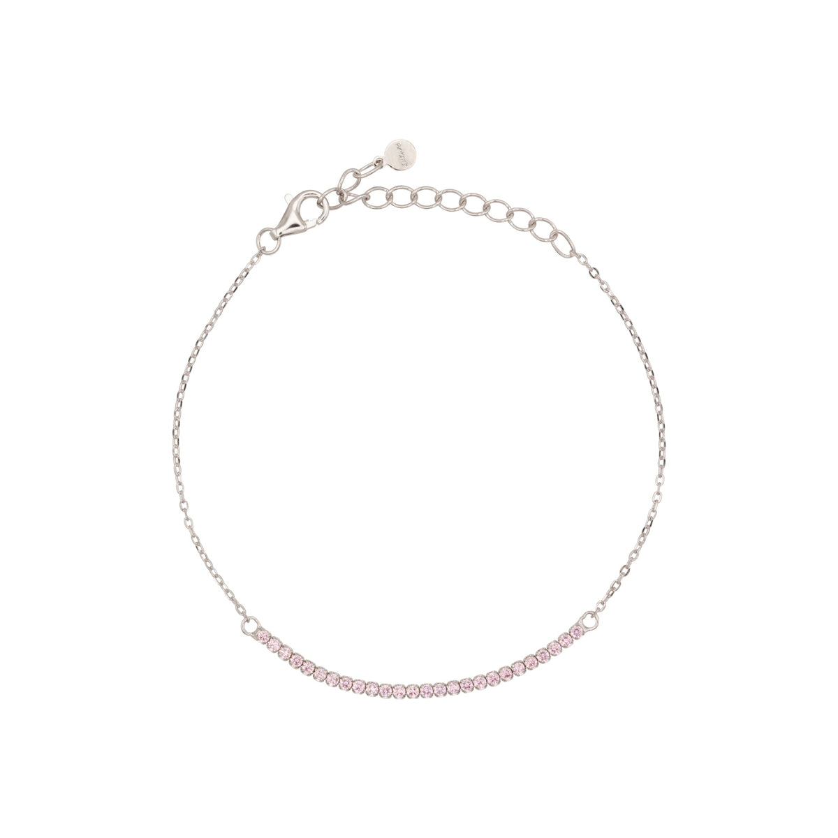Bracciale Dilvdò half light in argento rosa