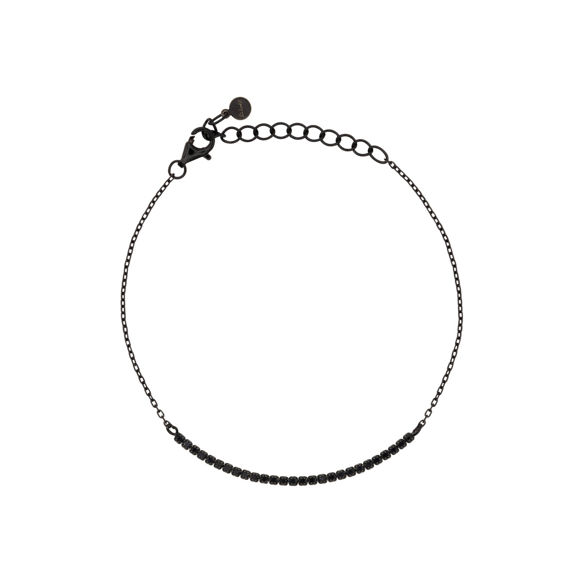 Bracciale Dilvdò half light in argento nero