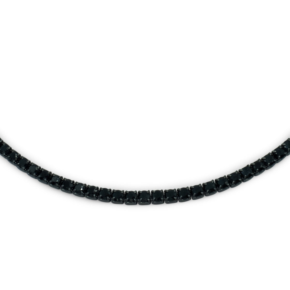 Collana Dilvdò choker tennis nero