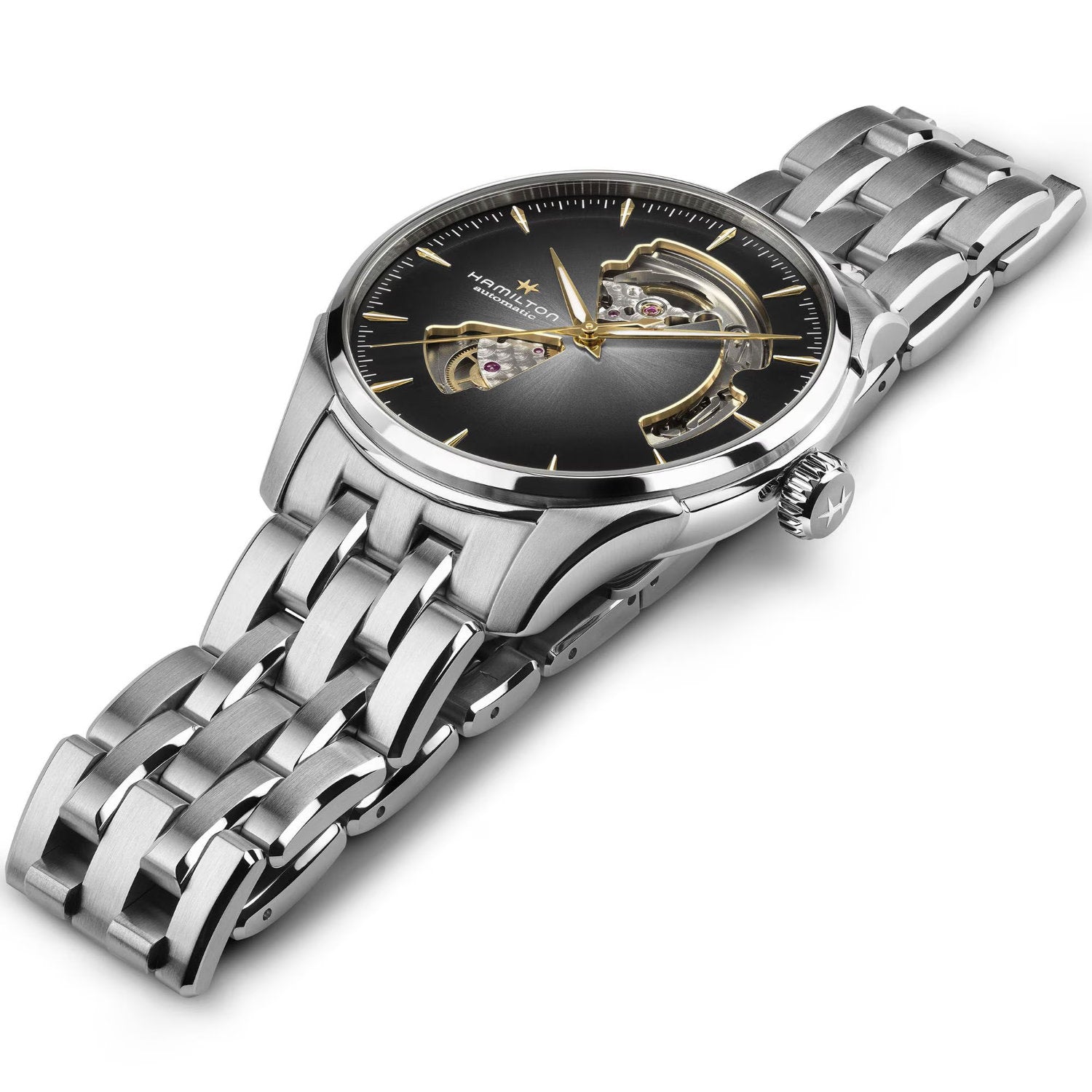 Hamilton - Orologio Jazzmaster Open Heart Auto 40mm Nero