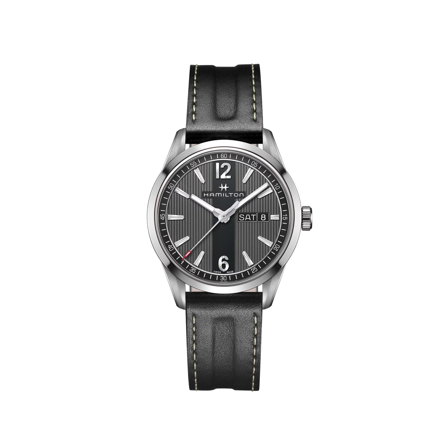 Hamilton - Broadway Day Date Quartz 40mm Nero