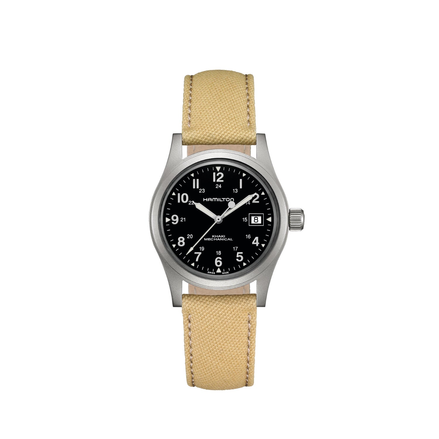 Hamilton - Khaki Field Mechanical 38mm Nero Canvas