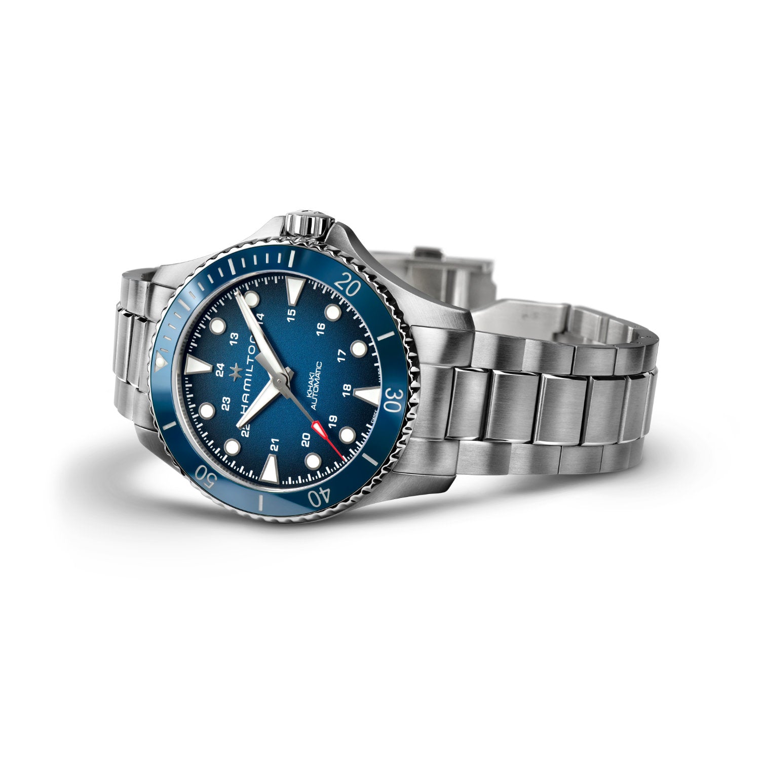 Hamilton - Khaki Navy Scuba Auto 43mm Blue