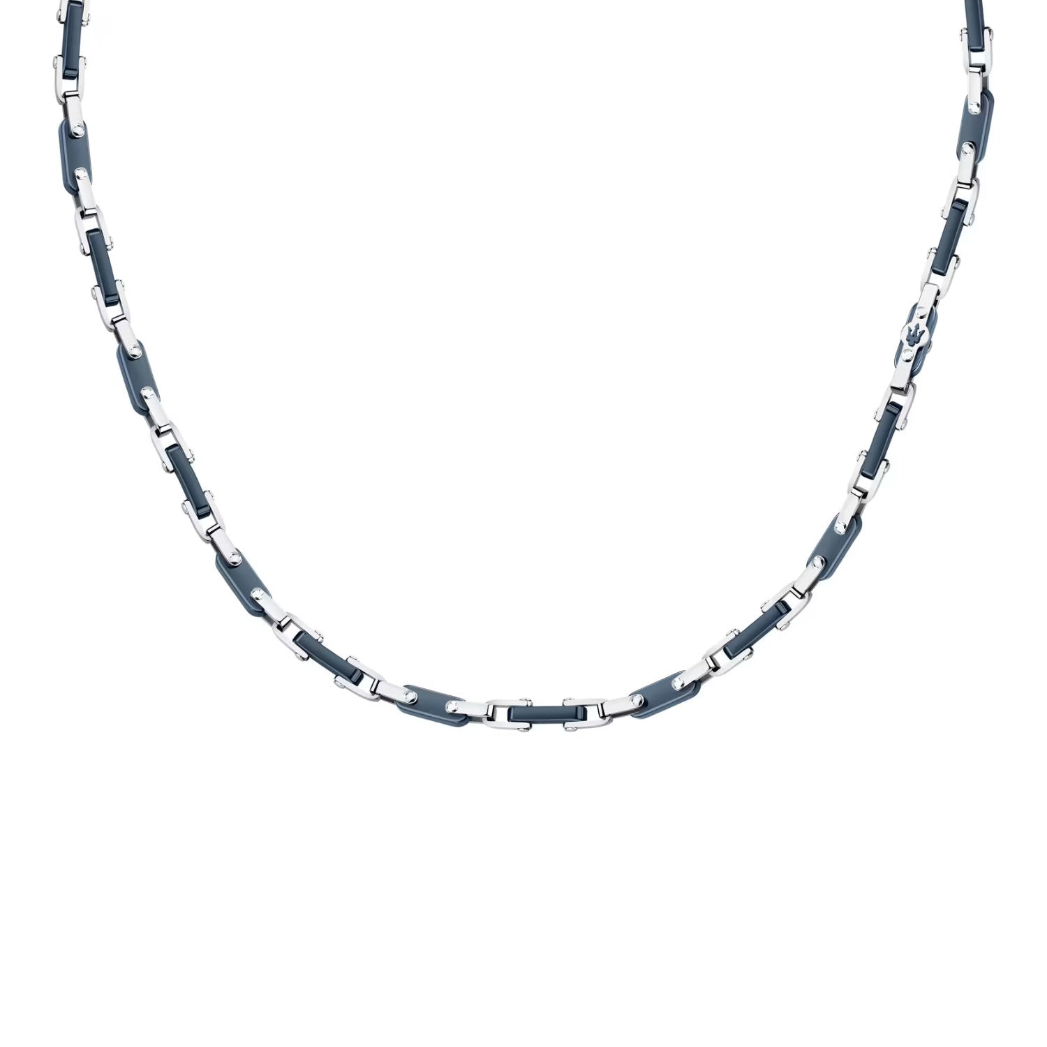 Maserati - Collana Ceramic Acciaio Blu