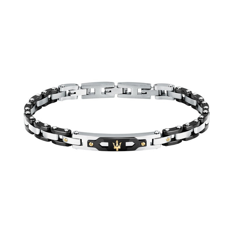 Maserati - Ceramic Gold Br Ss+yg750 Black 18+3.5cm