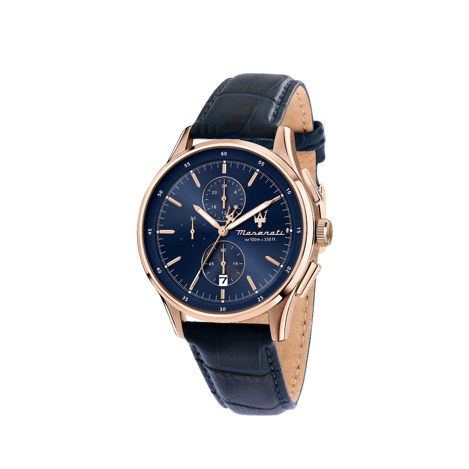 Maserati - Orologio Sorpasso 42mm Blue Pelle