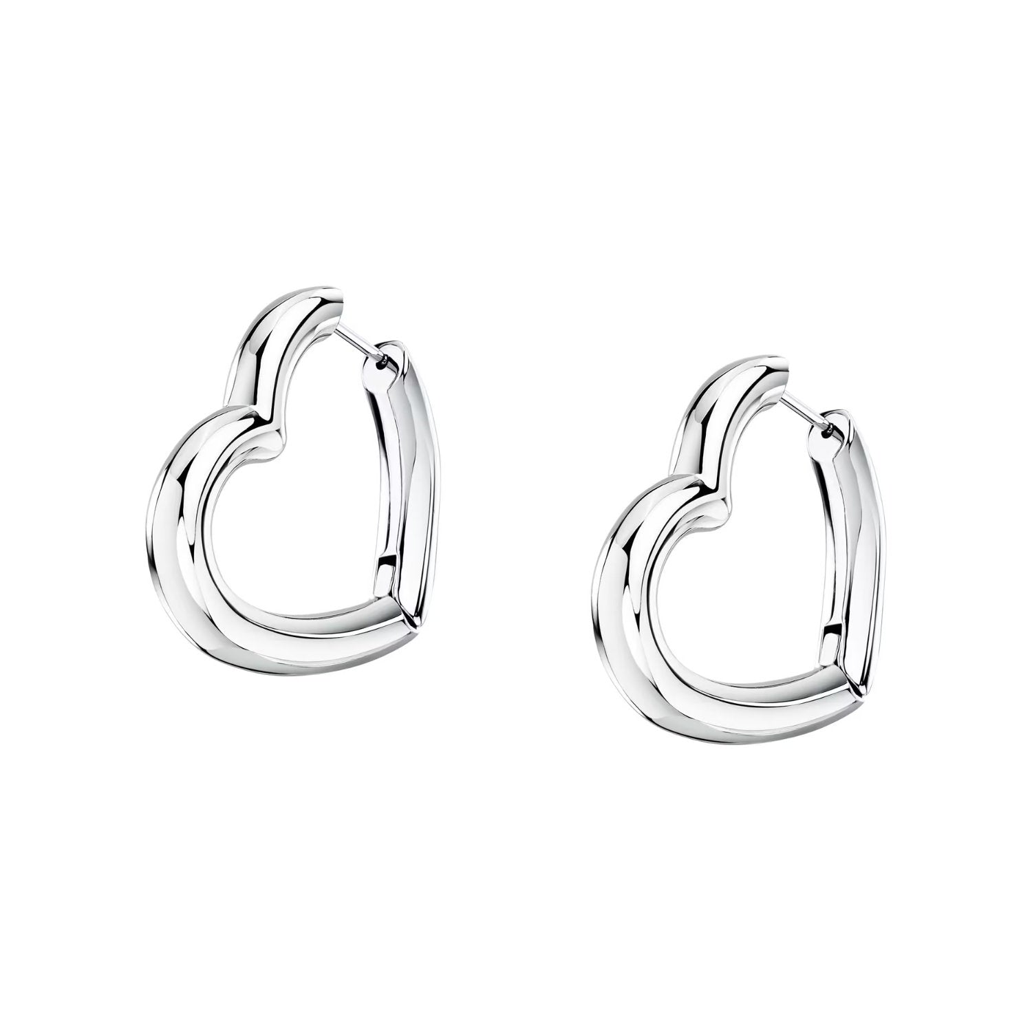 Morellato - Orecchini Creole Cuore Acciaio Silver
