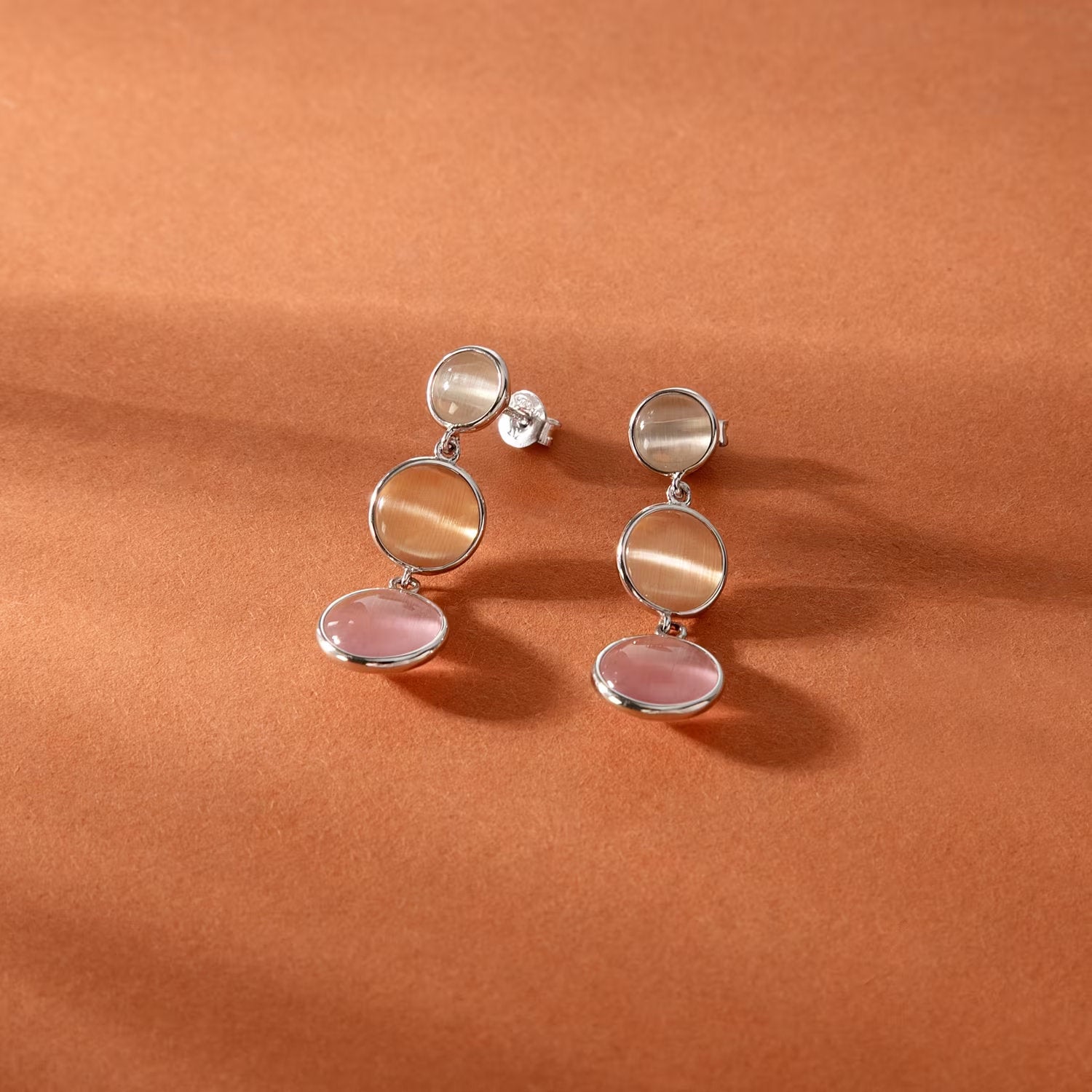 Morellato - Orecchini Venezia Argento Cat Eye Rosa