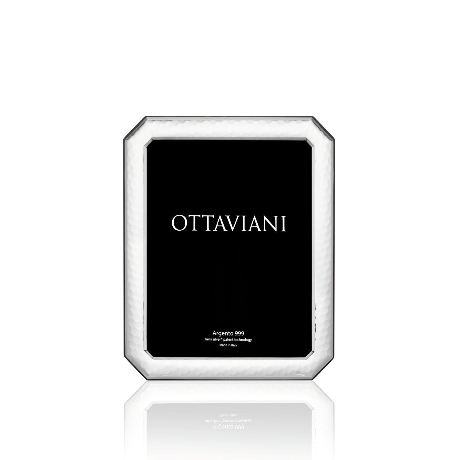 Ottaviani - Cornice Chic Martellato 15x20 Argento