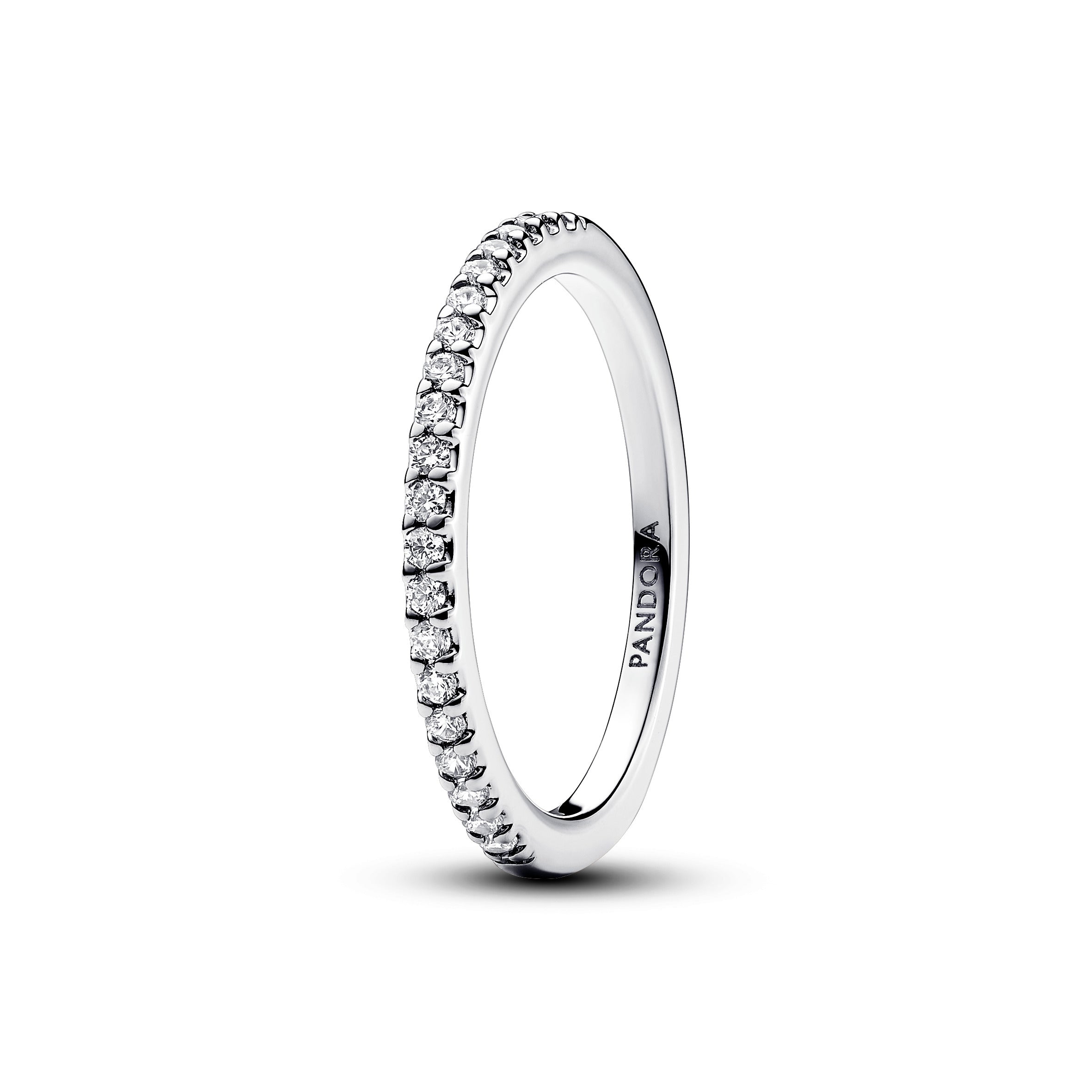 Pandora - Anello Pavè Fascia Sottile