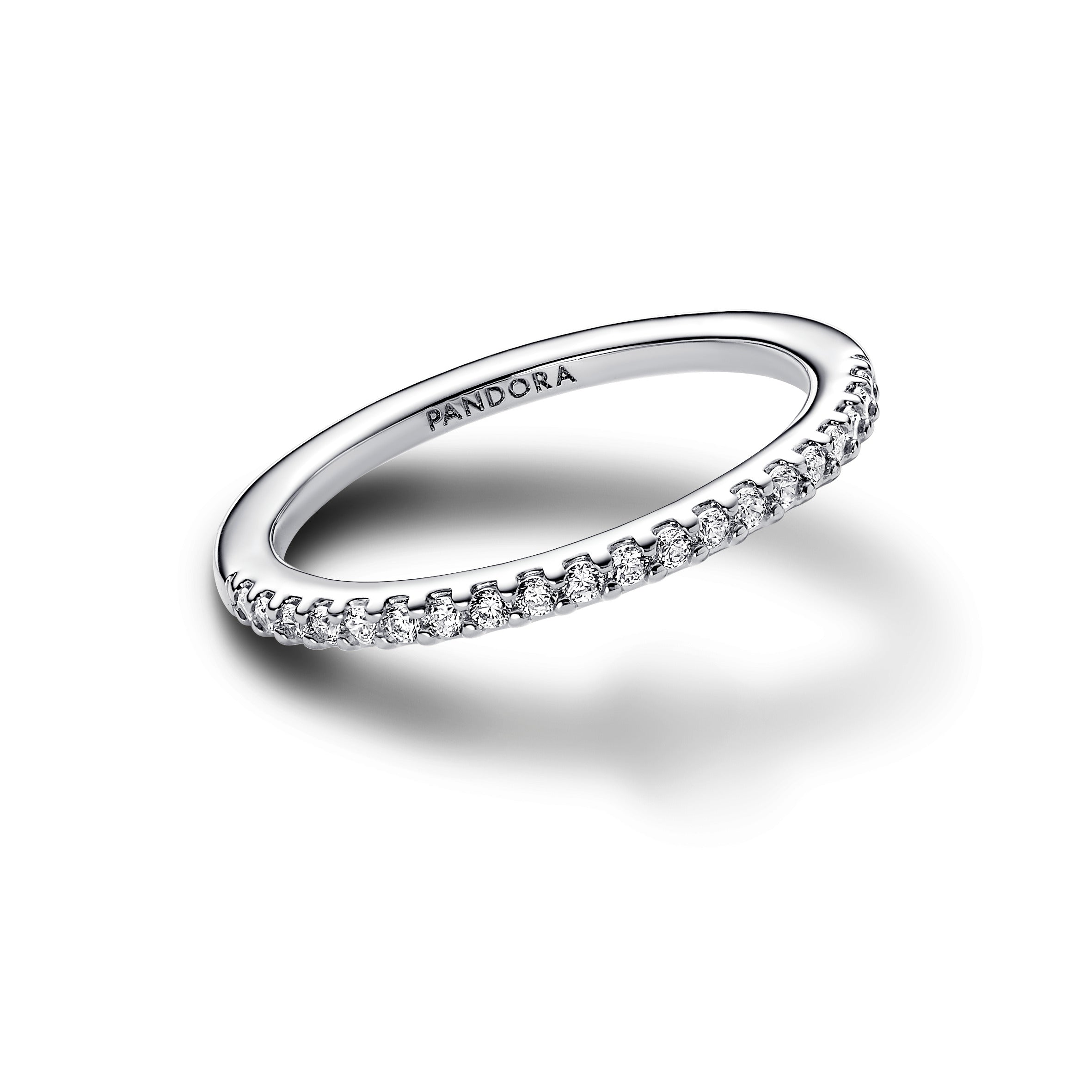 Pandora - Anello Pavè Fascia Sottile