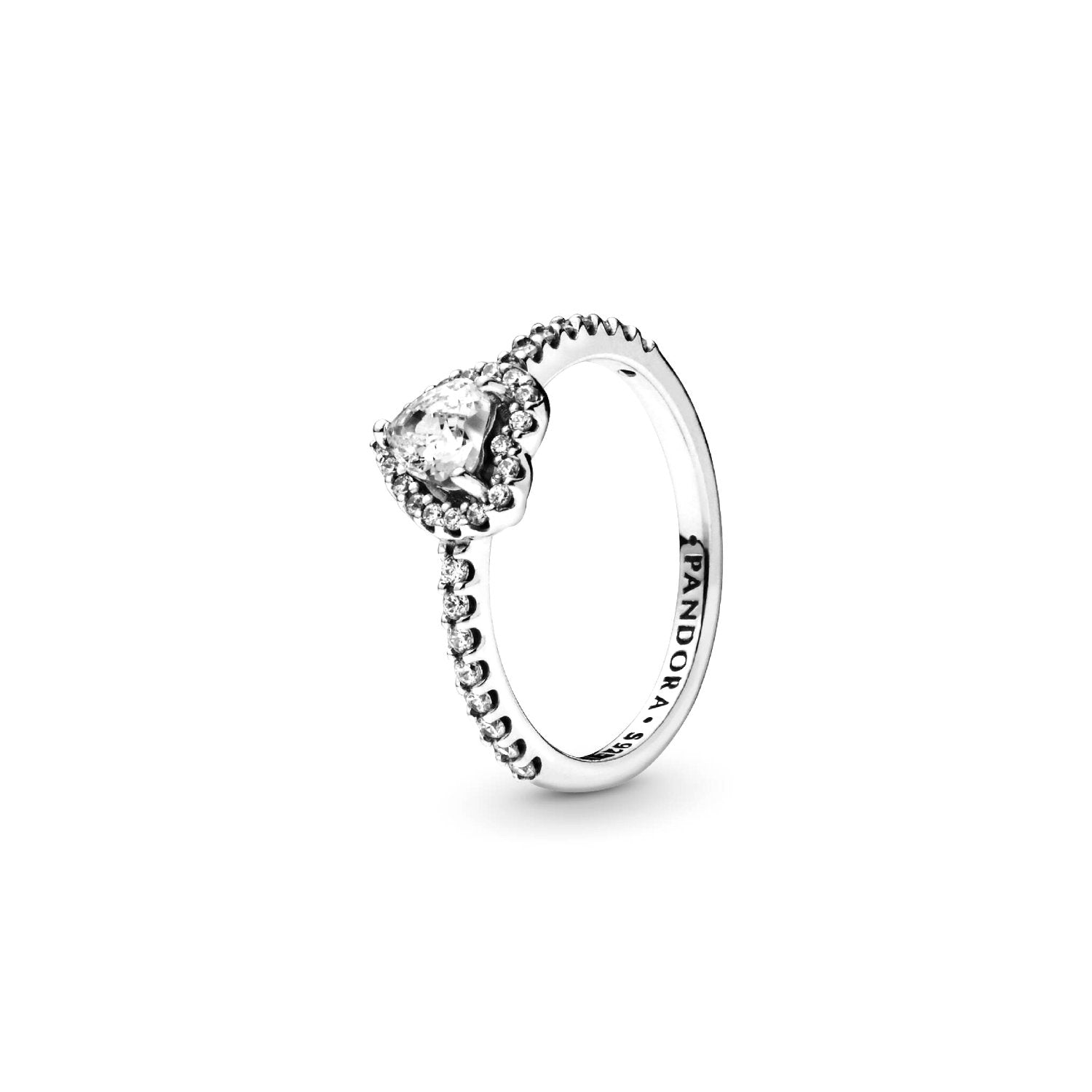 Pandora - Anello Cuore in Rilievo Argento