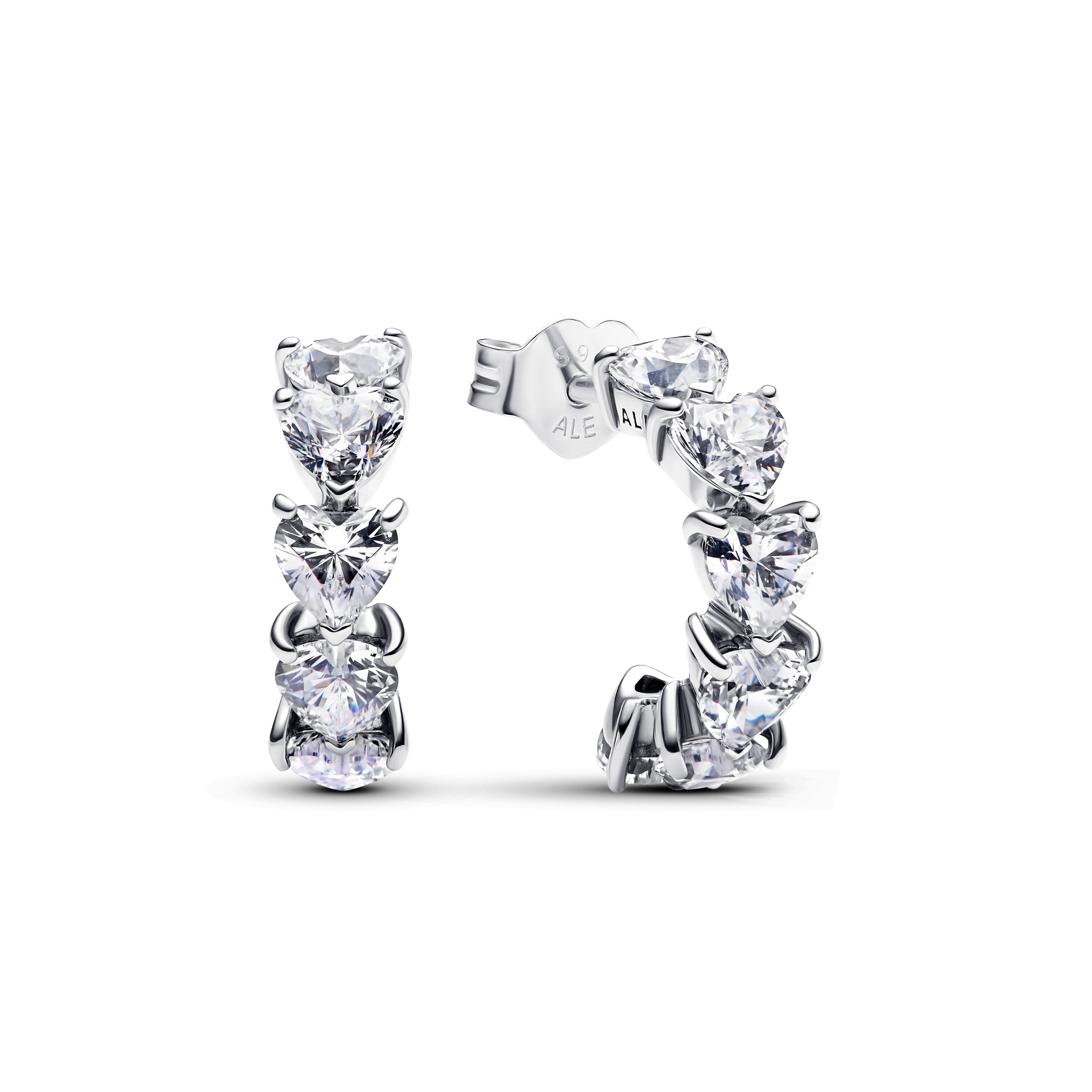 Pandora - Cerchi Aperti Fascia Cuori