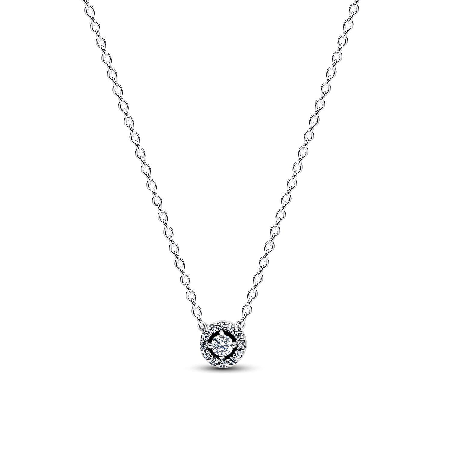 Pandora - Collana Punto Luce e Pavè Argento