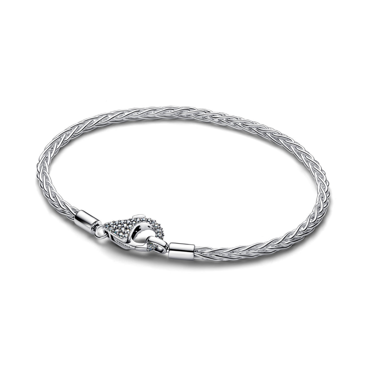 Bracciale Pandora catena foxtail in argento