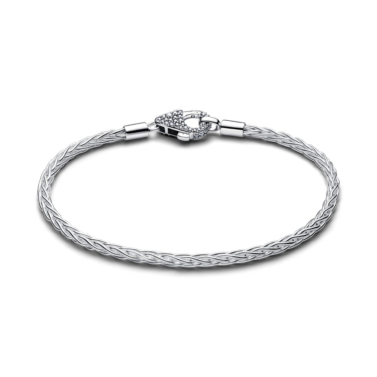 Bracciale Pandora catena foxtail in argento