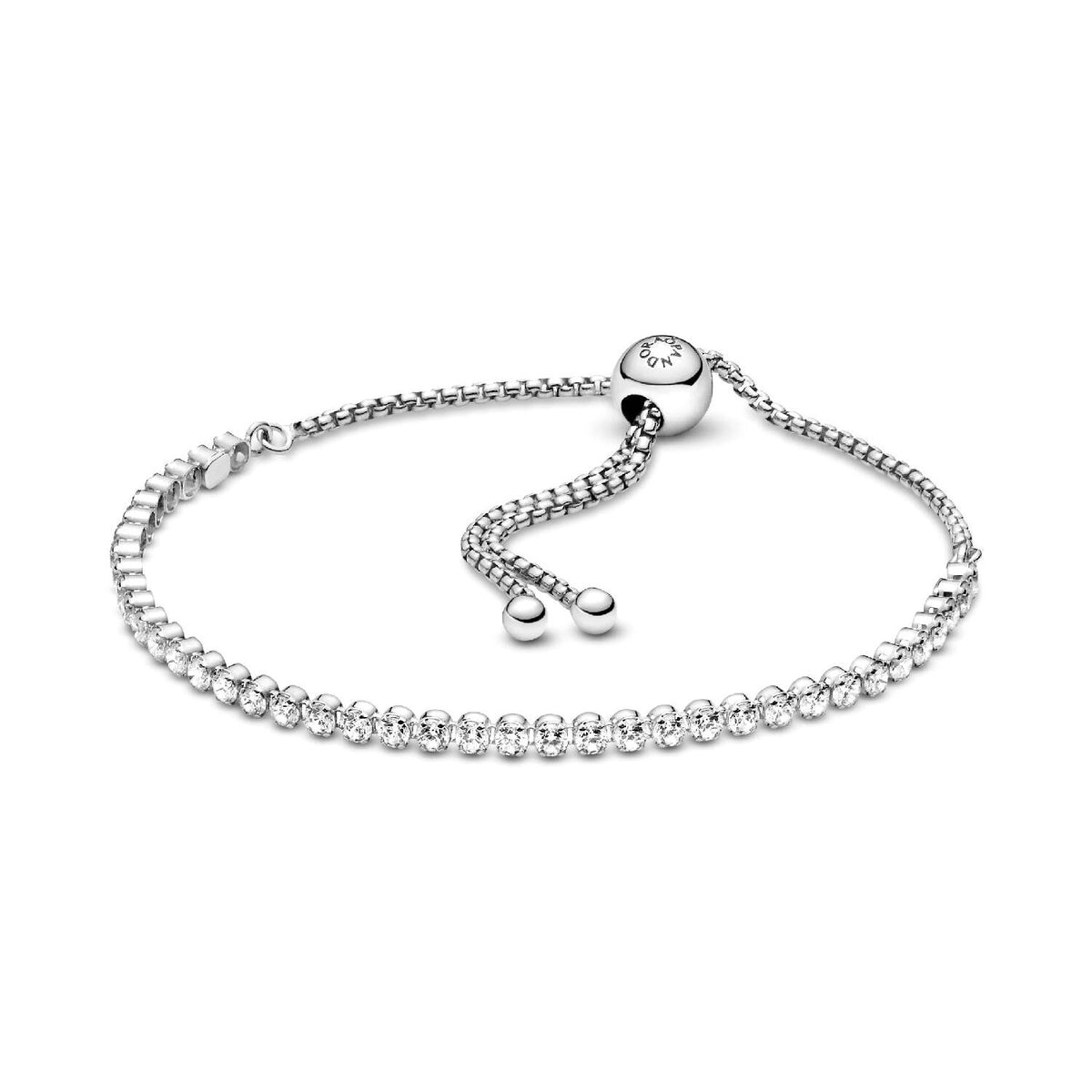 Bracciale Pandora placcato rodio in argento