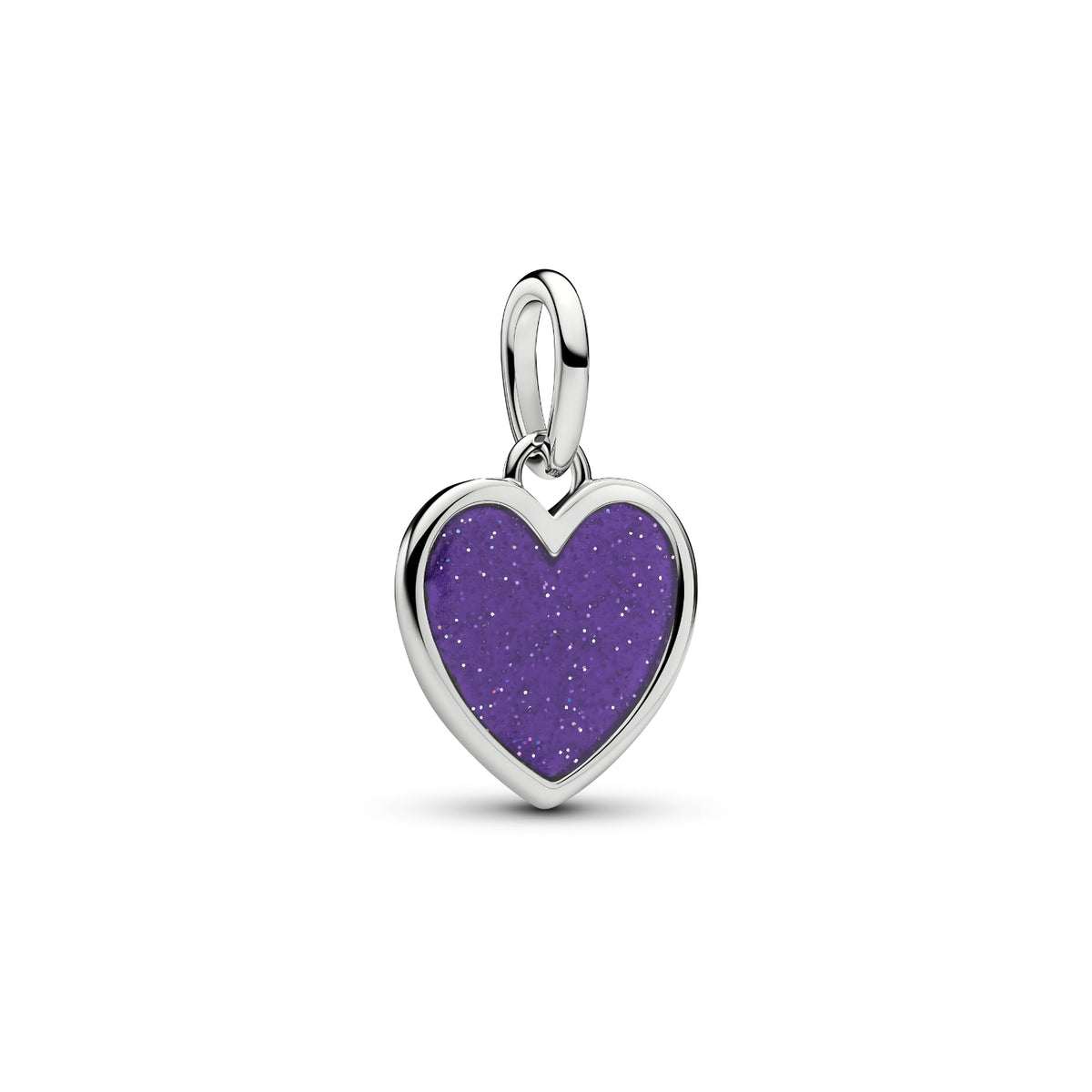 Charm Pandora Cuore personalizzabile finitura platino