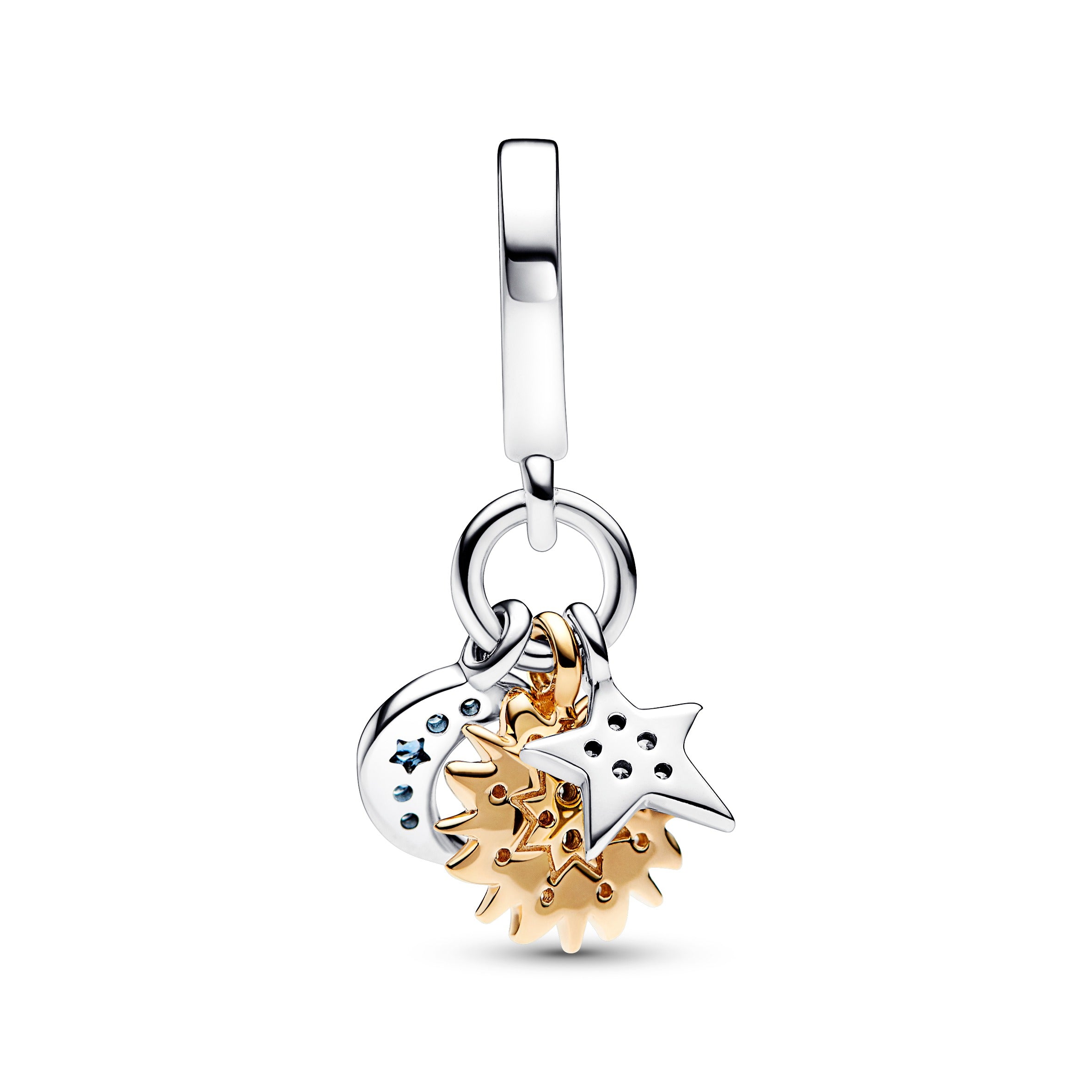 Pandora - Charm Pendente Stella, Sole e Luna