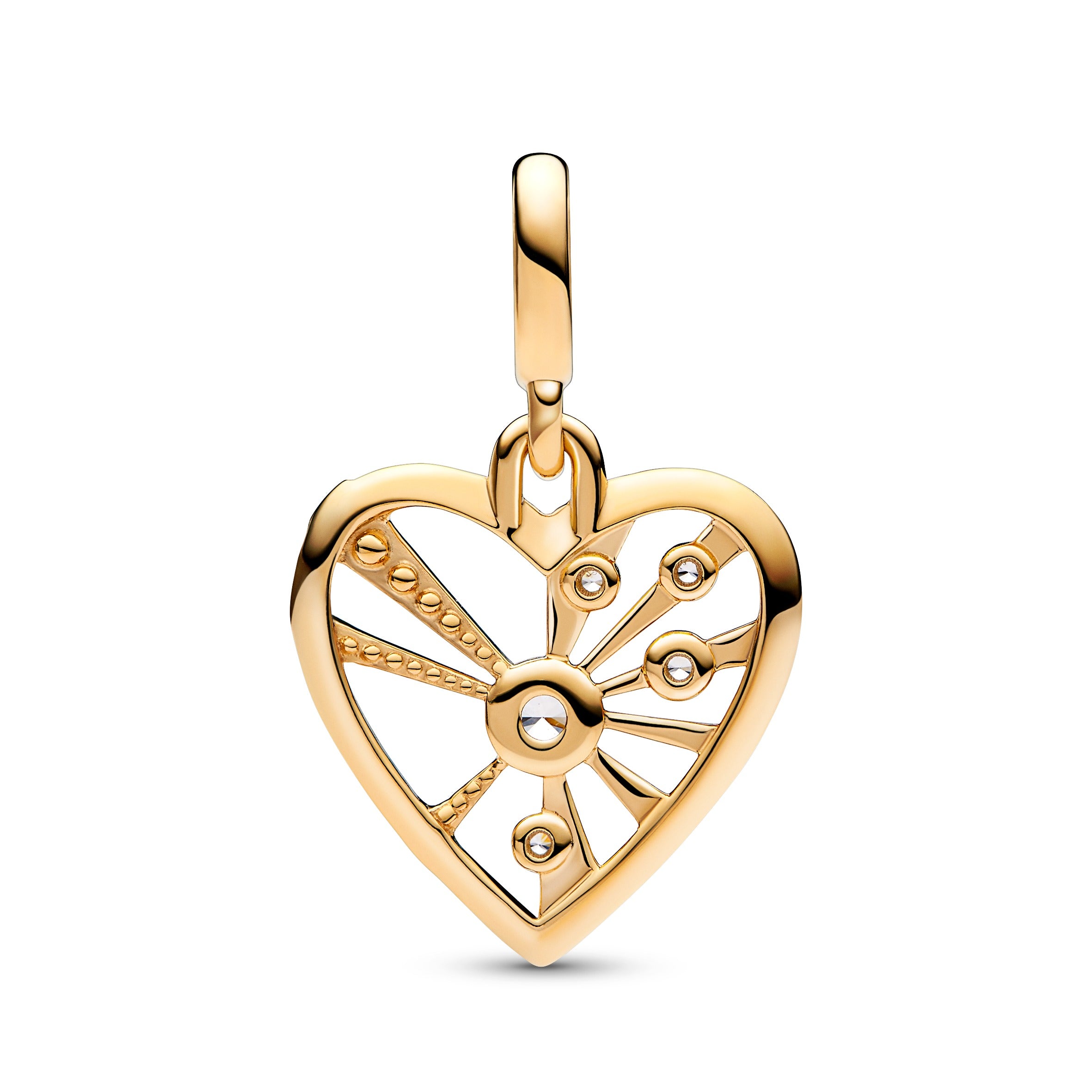 Pandora - Medallion Heart & Rays Pandora me