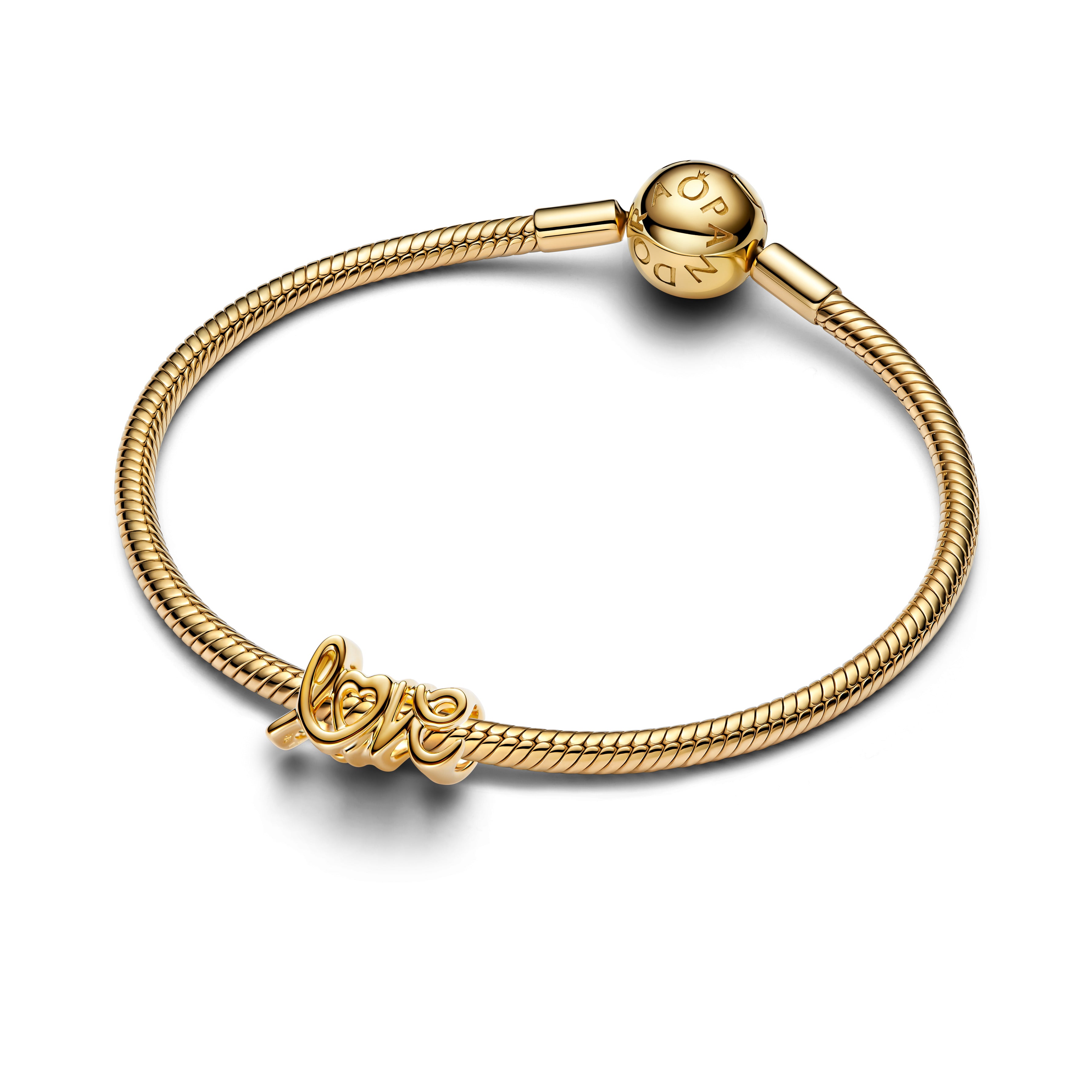 Pandora - Love 14k GolD-Plated Charm