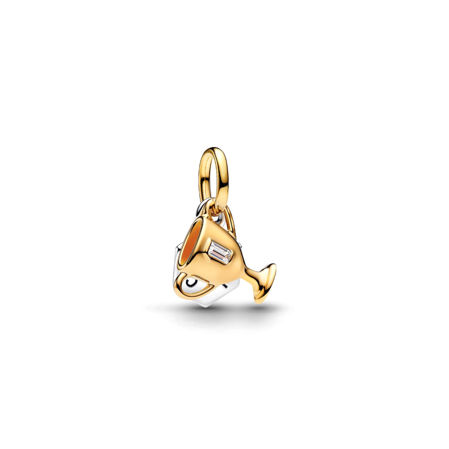 Pandora - Charm Pendente Trofeo da incidere Argento finitura oro