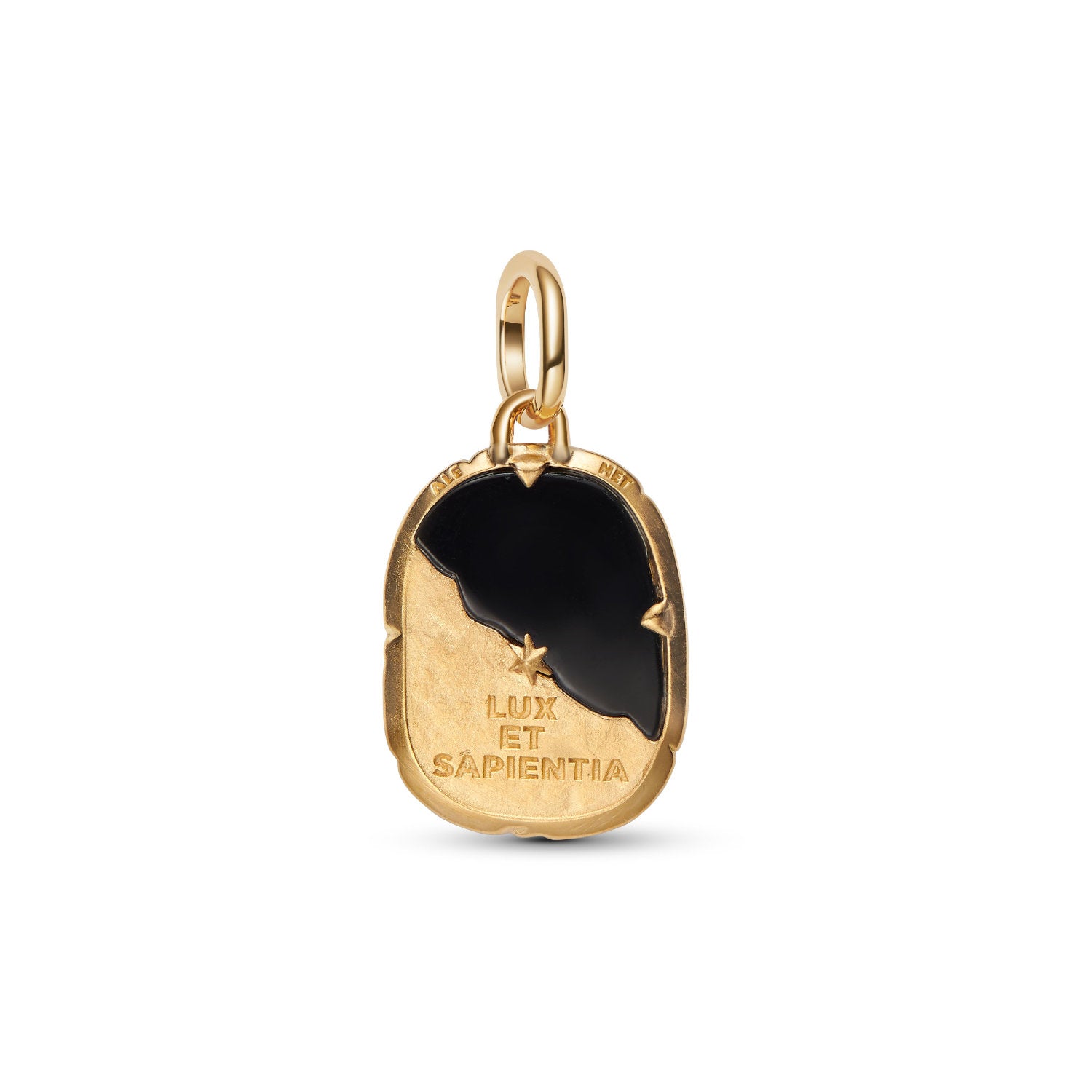 Pandora - Charm Medallion Gufo "Lux et Sapientia" finitura oro
