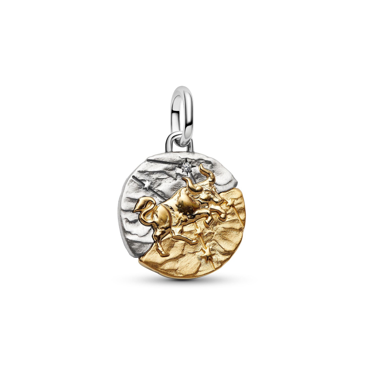 Pandora - Charm Medallion Toro Argento finitura oro
