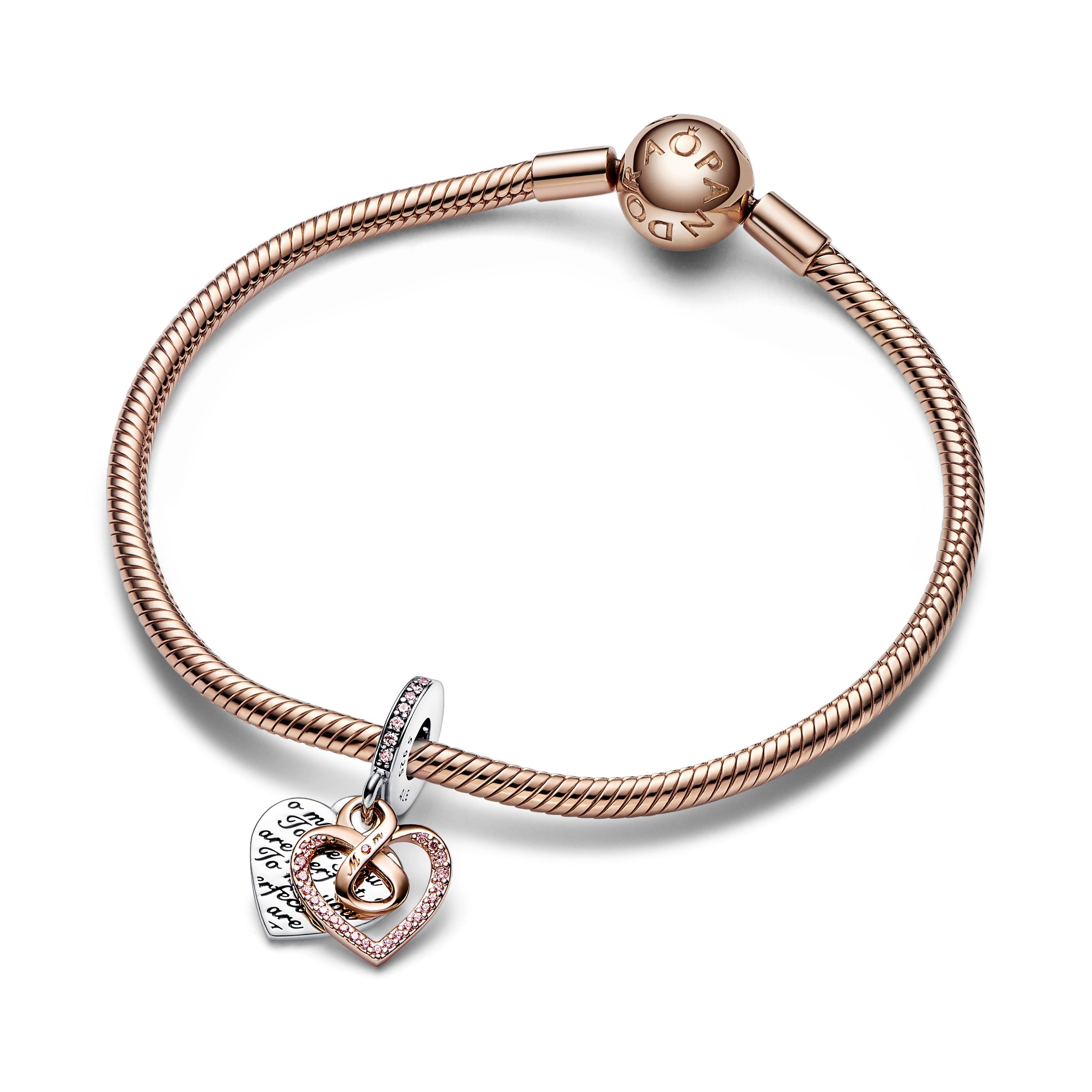 Pandora - Charm Pendente Cuore Infinito Mamma Sei Perfetta