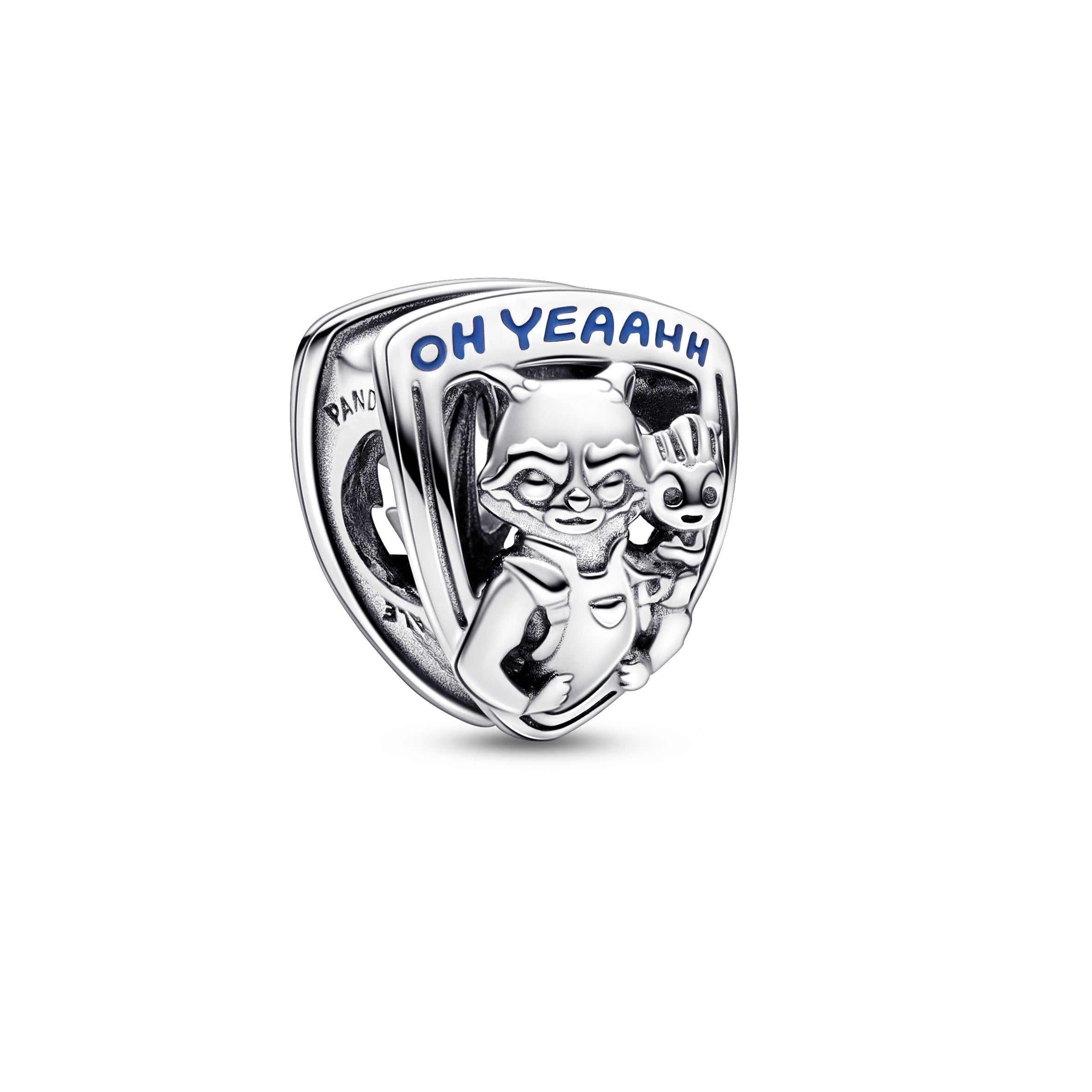 Pandora - Guardiani Della Galassia Marvel, Charm Stemma Rocket Raccoon & Groot