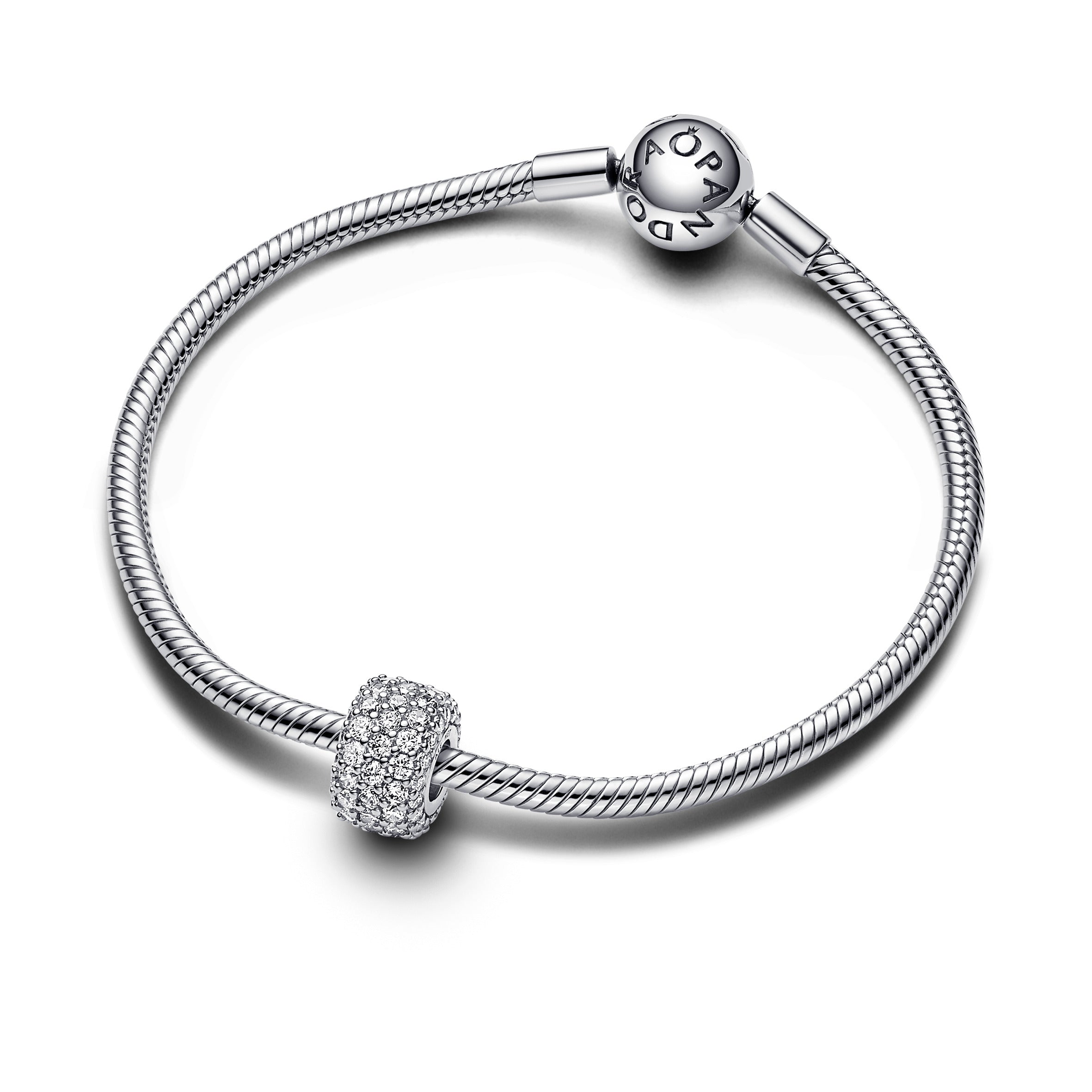 Pandora - Charm Pavè Fascia Tripla