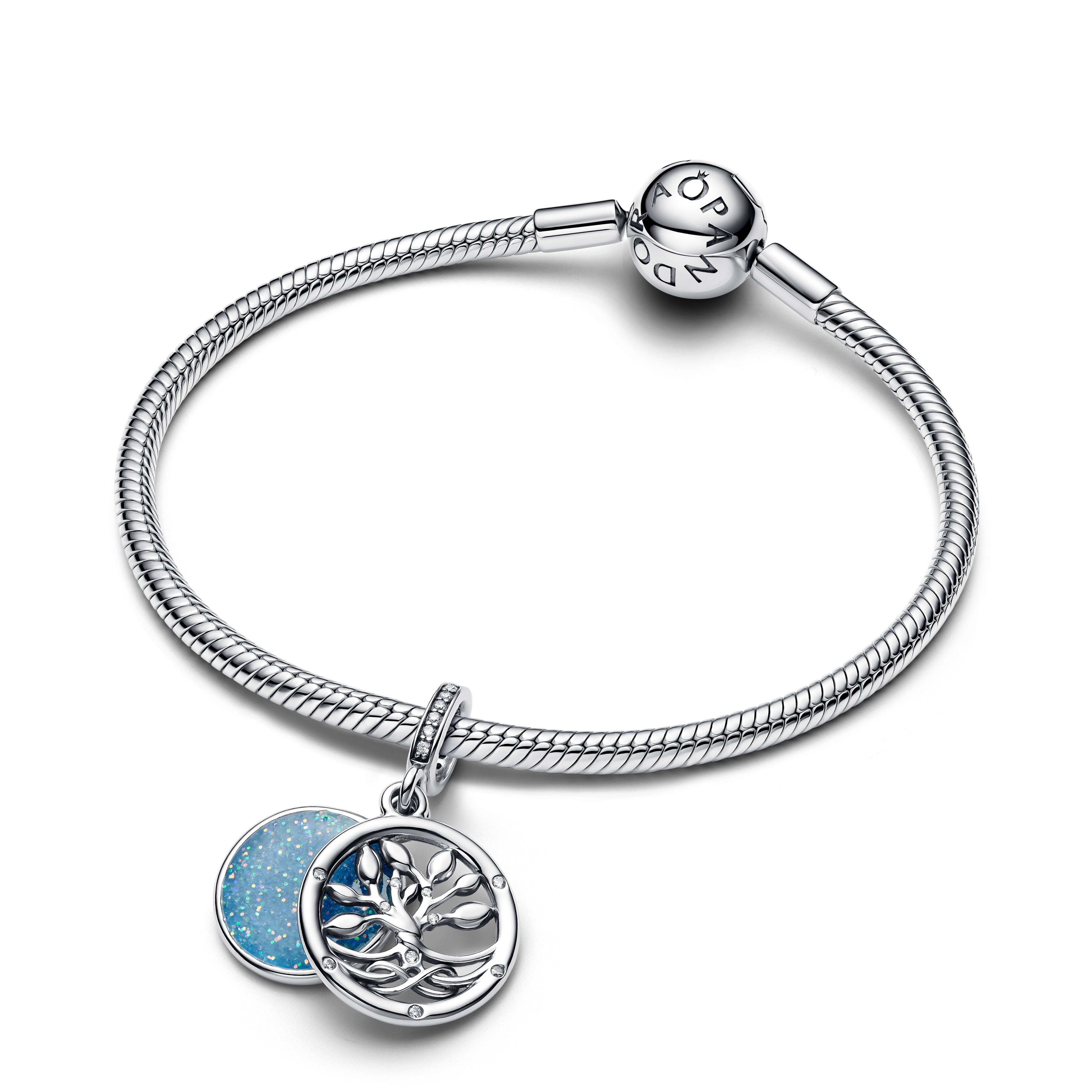Pandora - Charm Pendente Albero della Famiglia che si illumina al buio