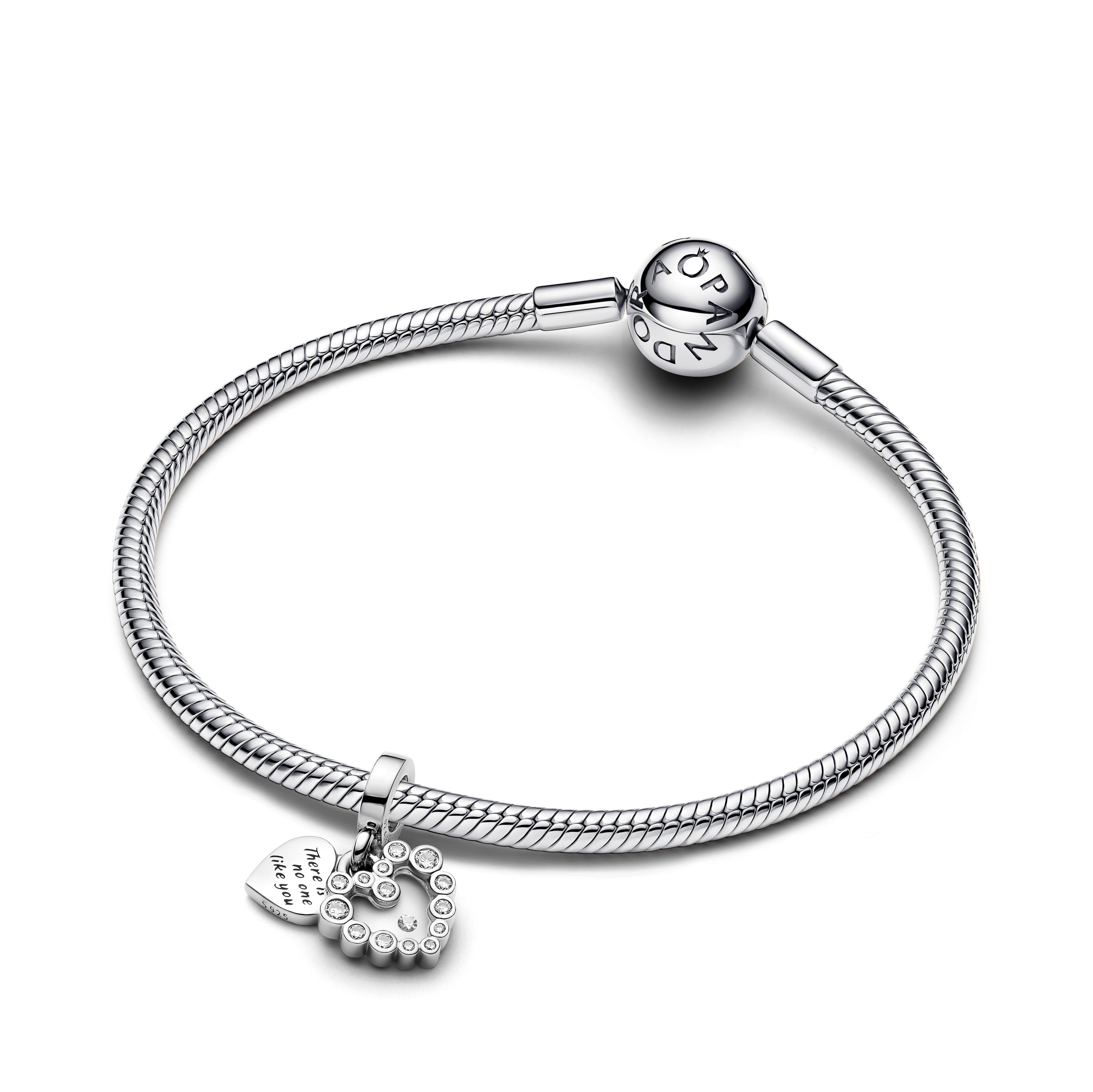 Pandora - Charm Pendente Doppio Cuore Nessuna come Te