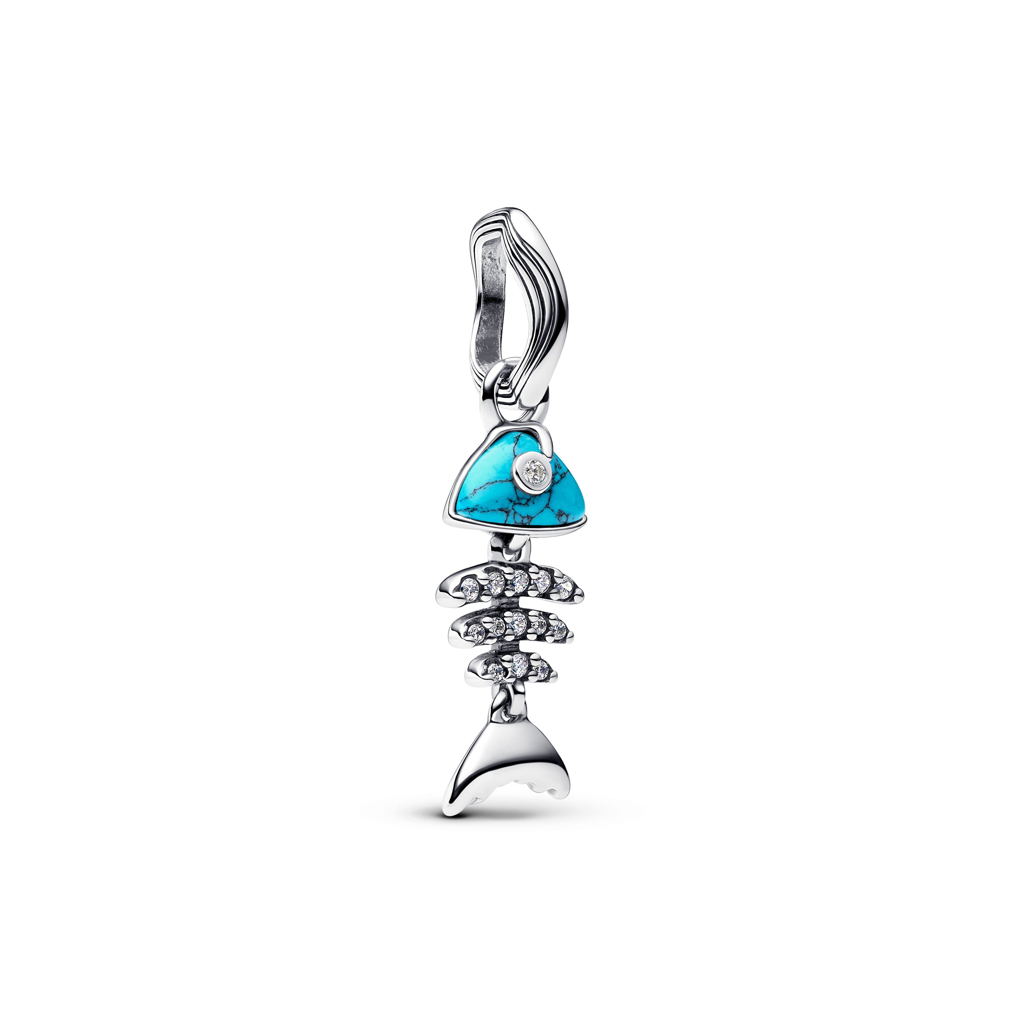 Pandora - Charm Pendente Lisca Di Pesce Turchese