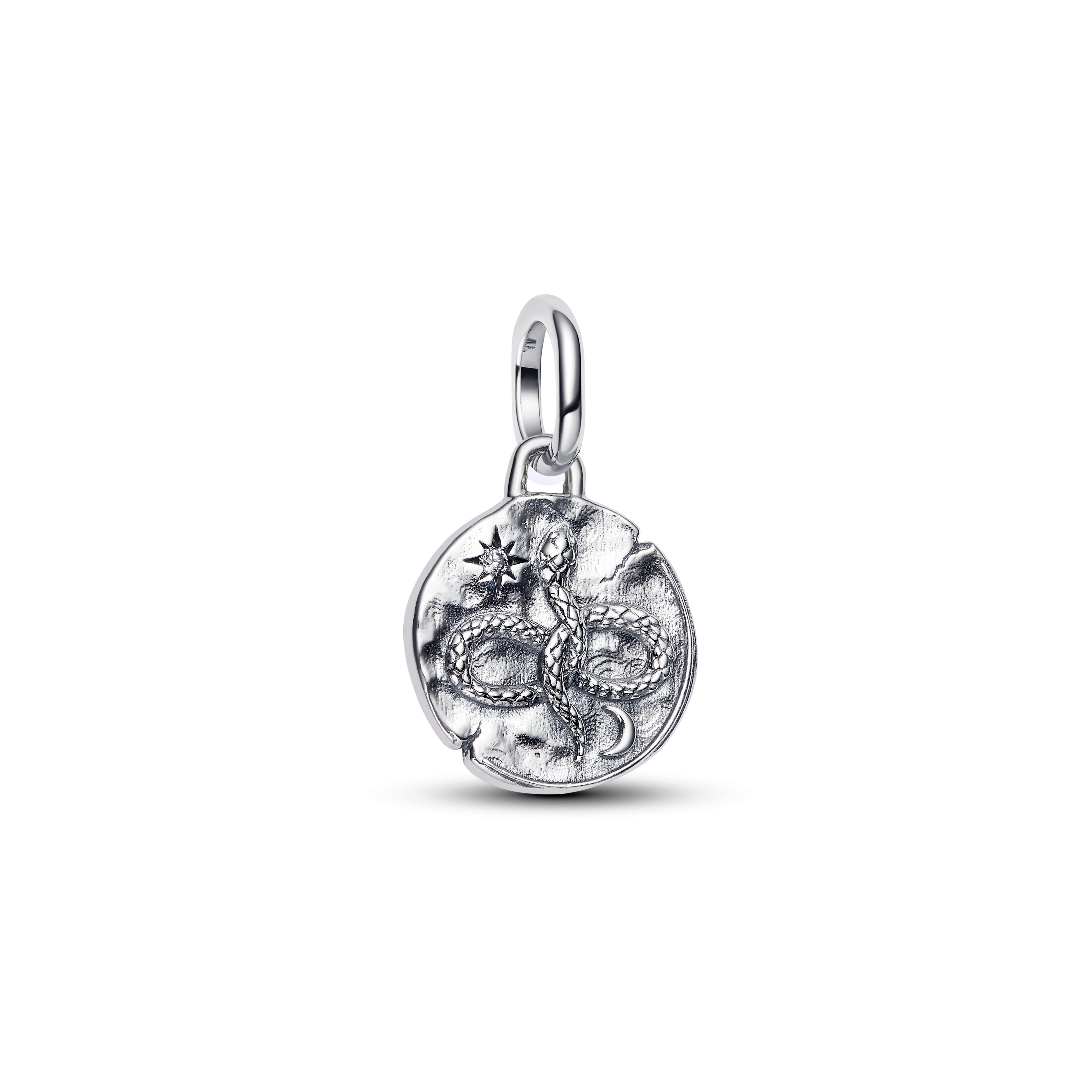 Pandora - Charm Medallion Serpente "Memento Vivere"