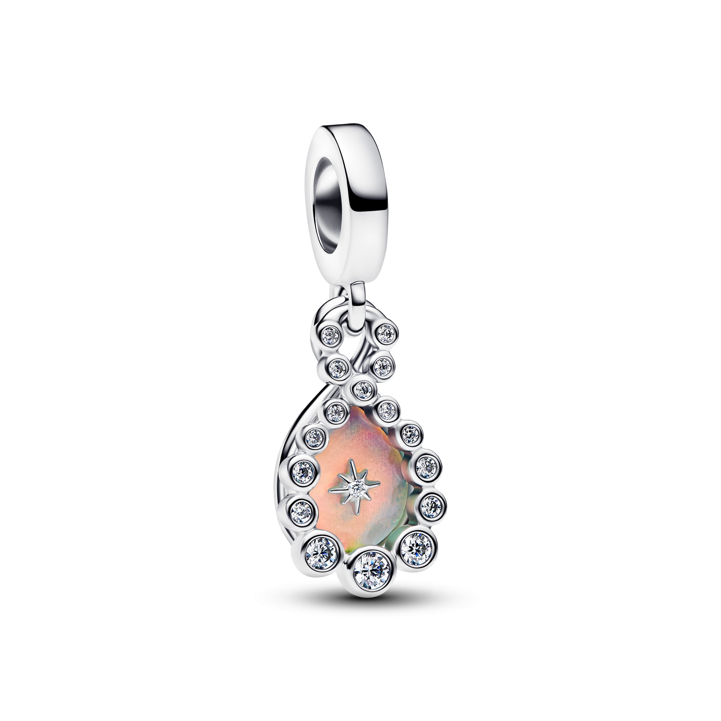 Pandora - Charm Pendente Doppio Infinito Opalescente